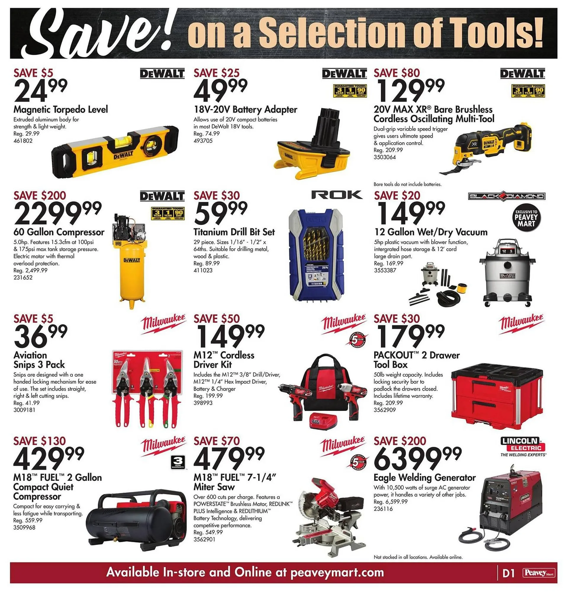 Peavey Mart flyer - 17