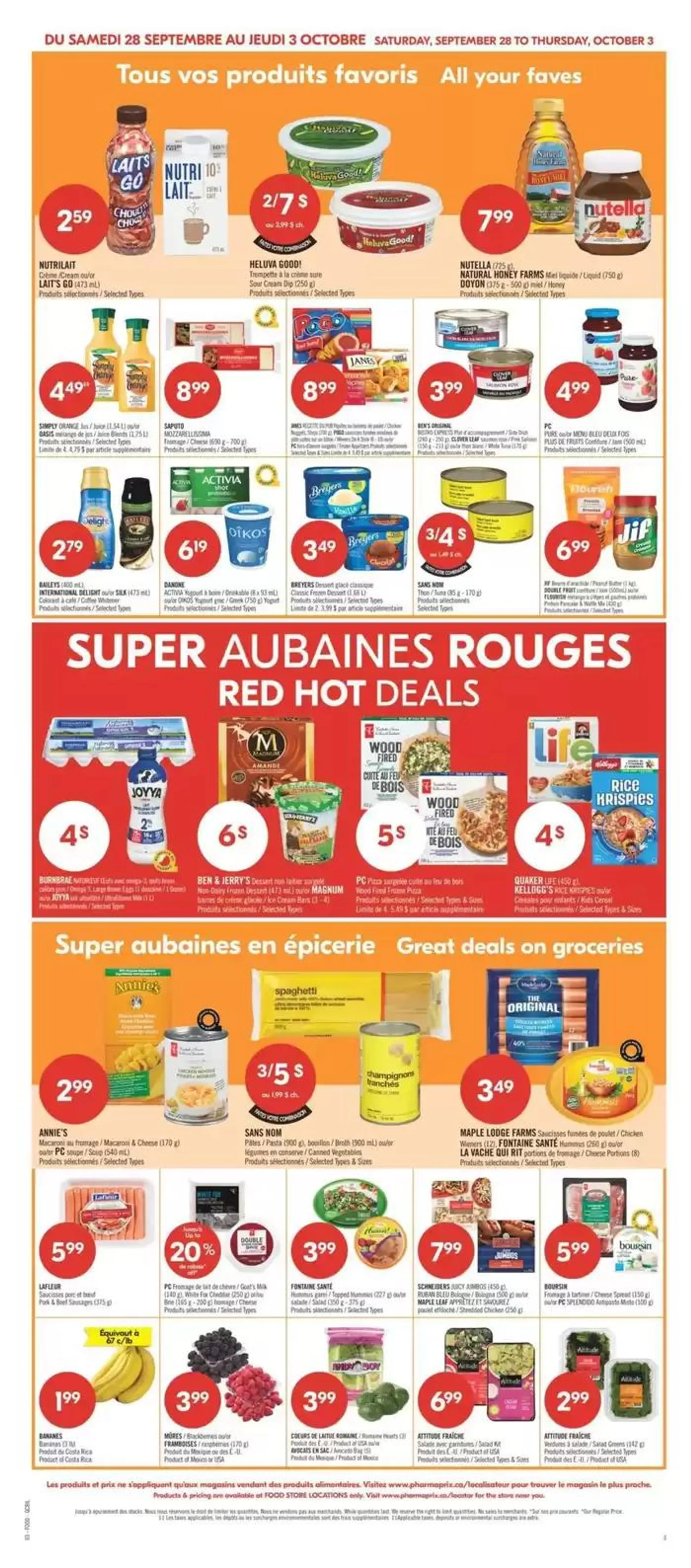 Shoppers Drug Mart Weekly ad from September 28 to October 3 2024 - flyer page 14