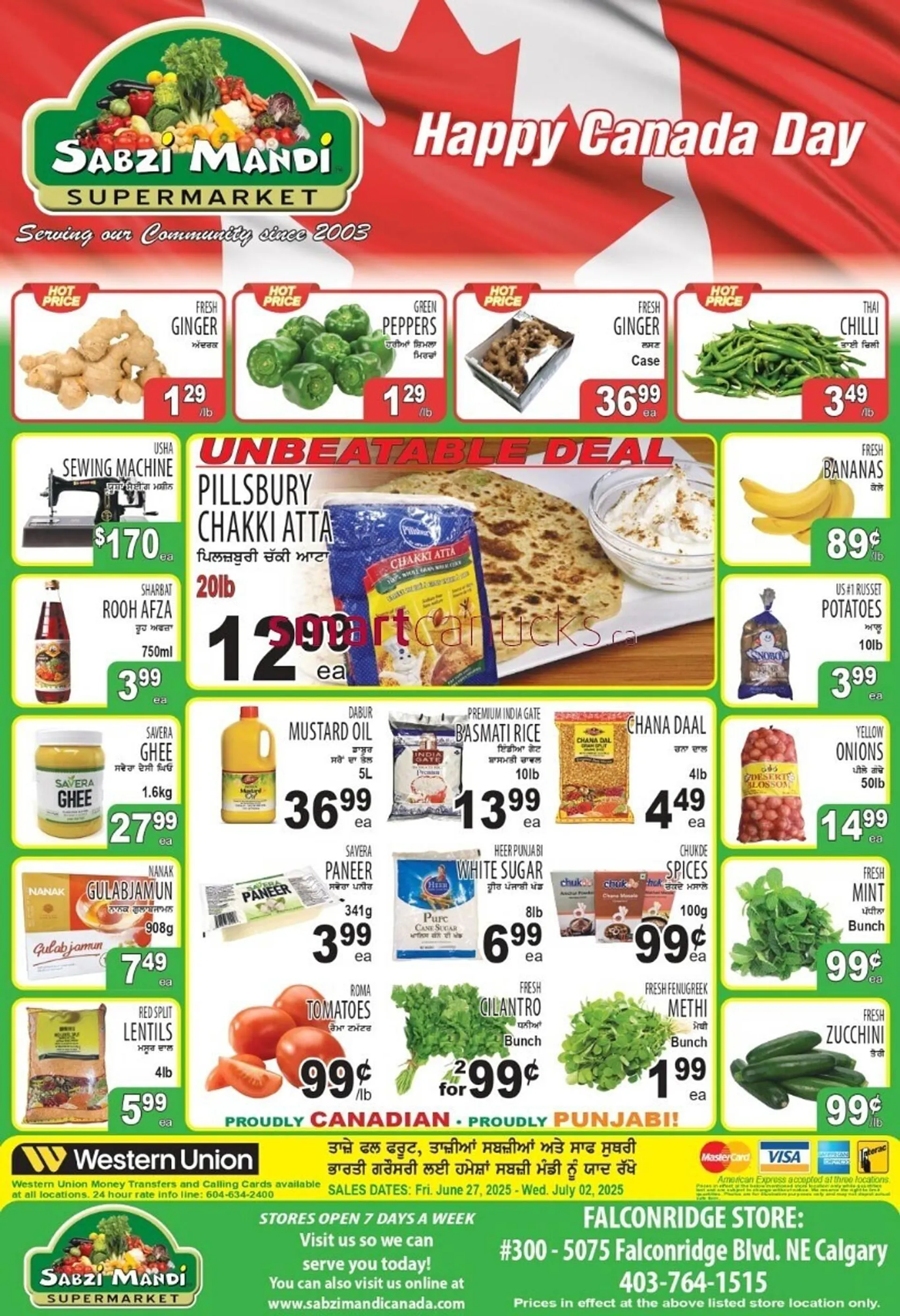 Sabzi Mandi Supermarket flyer from June 27 to July 3 2025 - flyer page 1