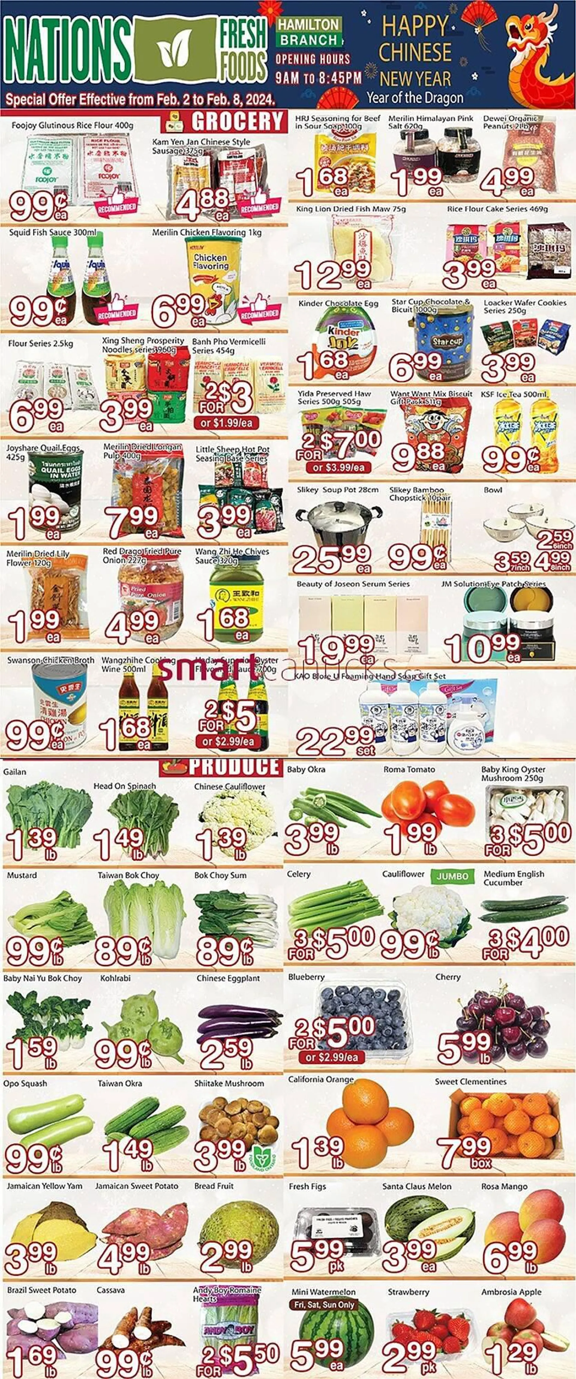 Nations Fresh Foods flyer from February 2 to February 8 2024 - flyer page 1