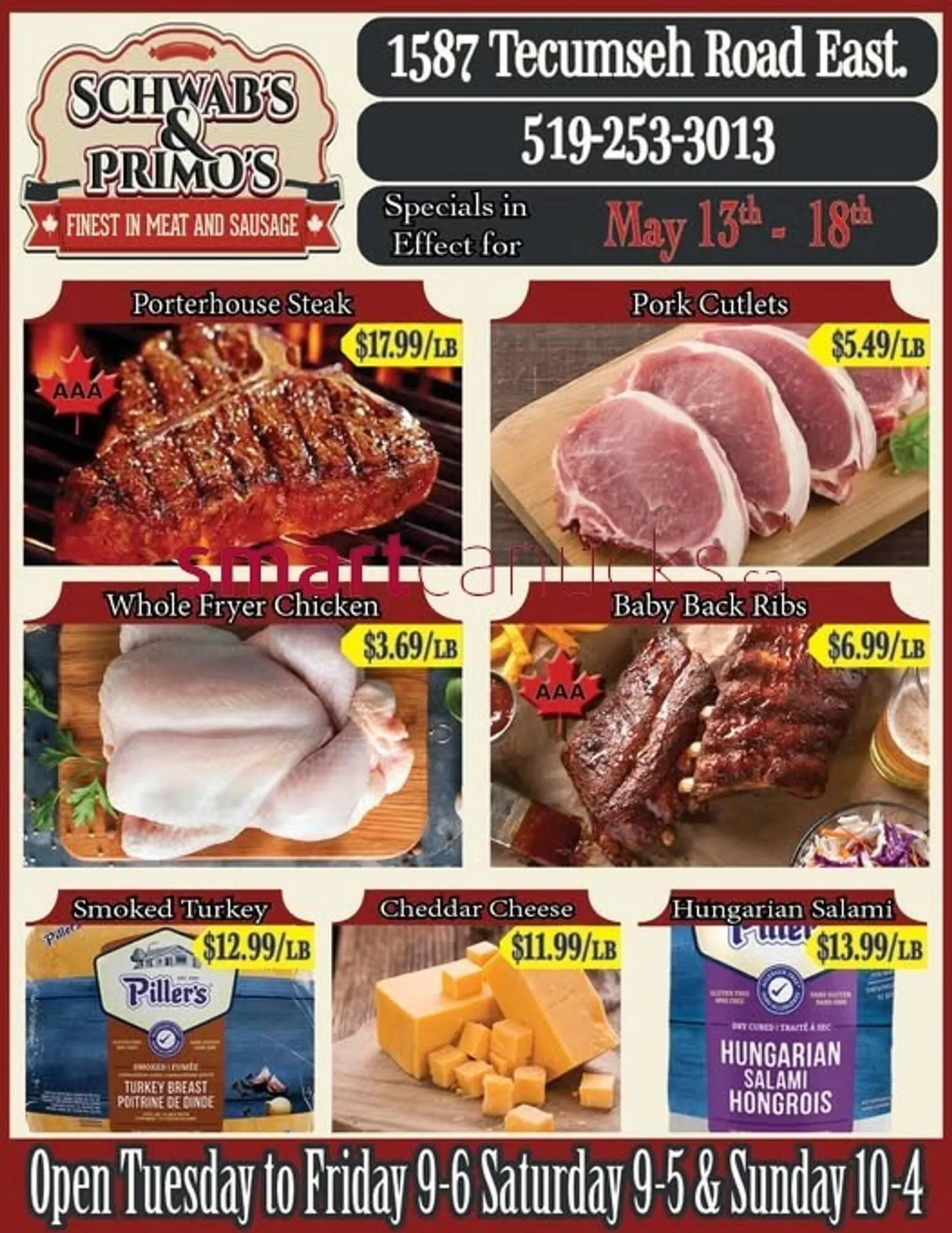 Schwabs & Primos flyer - 1