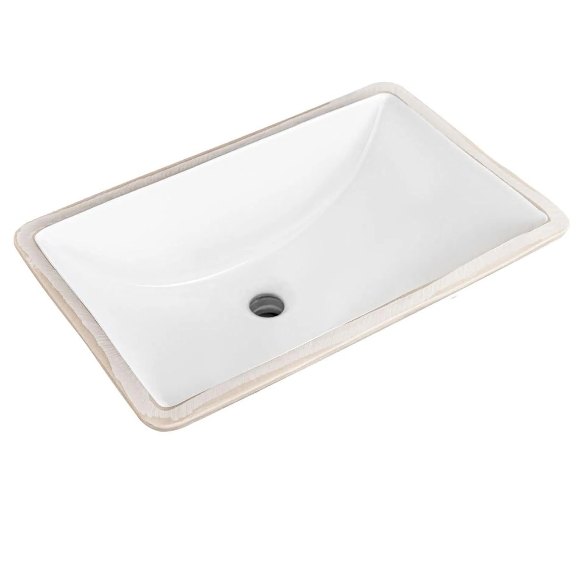 Square 21.5-inch Undermount Sink in White