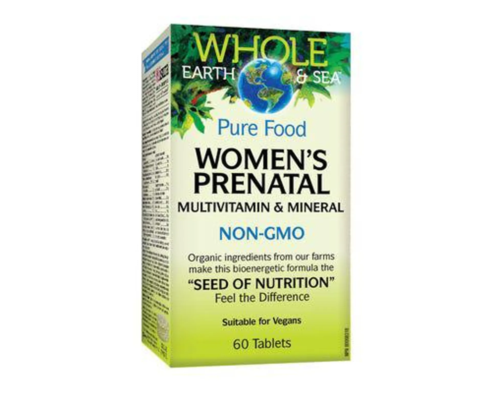 Whole Earth & Sea Multivitamin & Minerals Women's Prenatal 60 Tablets