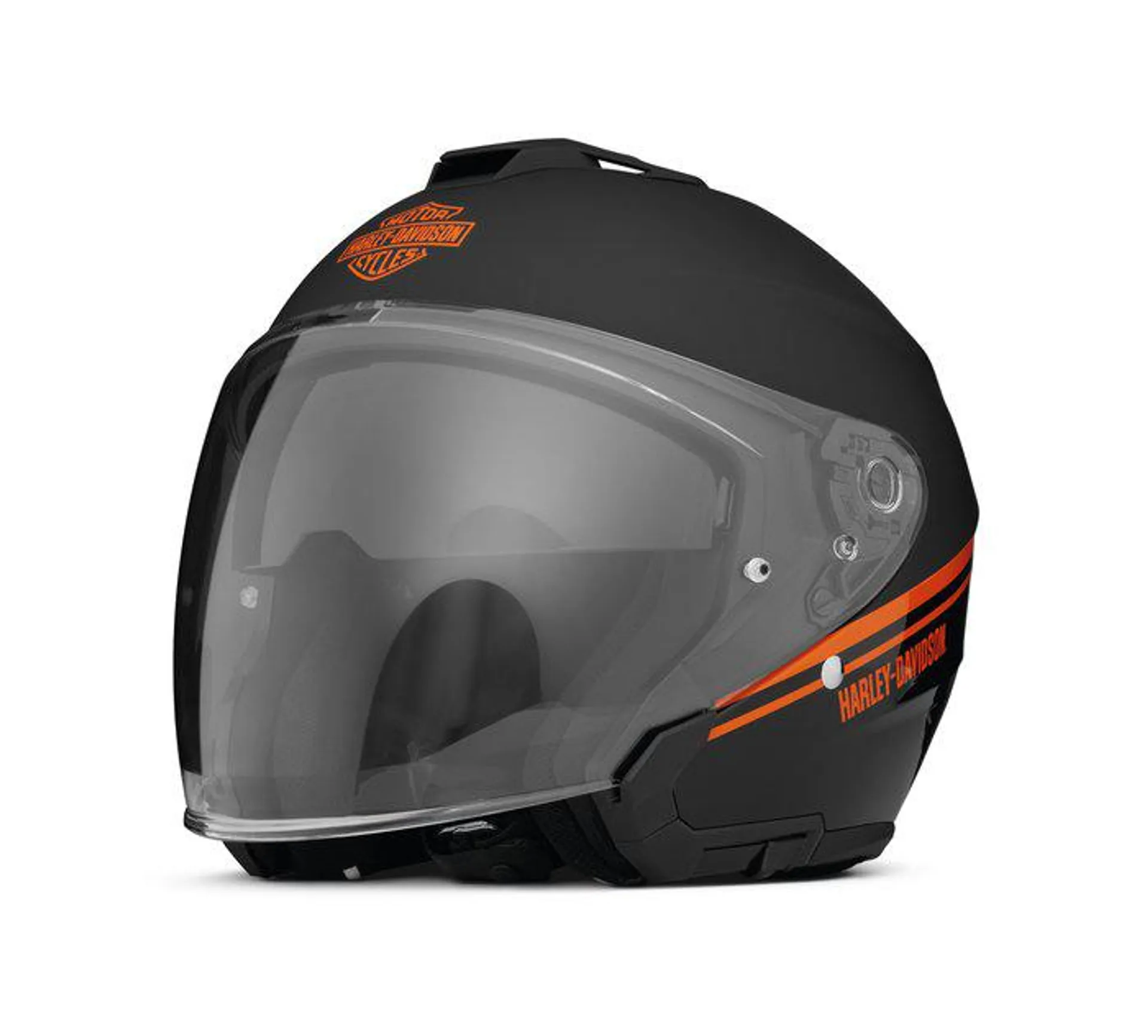 Maywood II Sun Shield H33 3/4 Helmet - Gloss Black/Matte Black