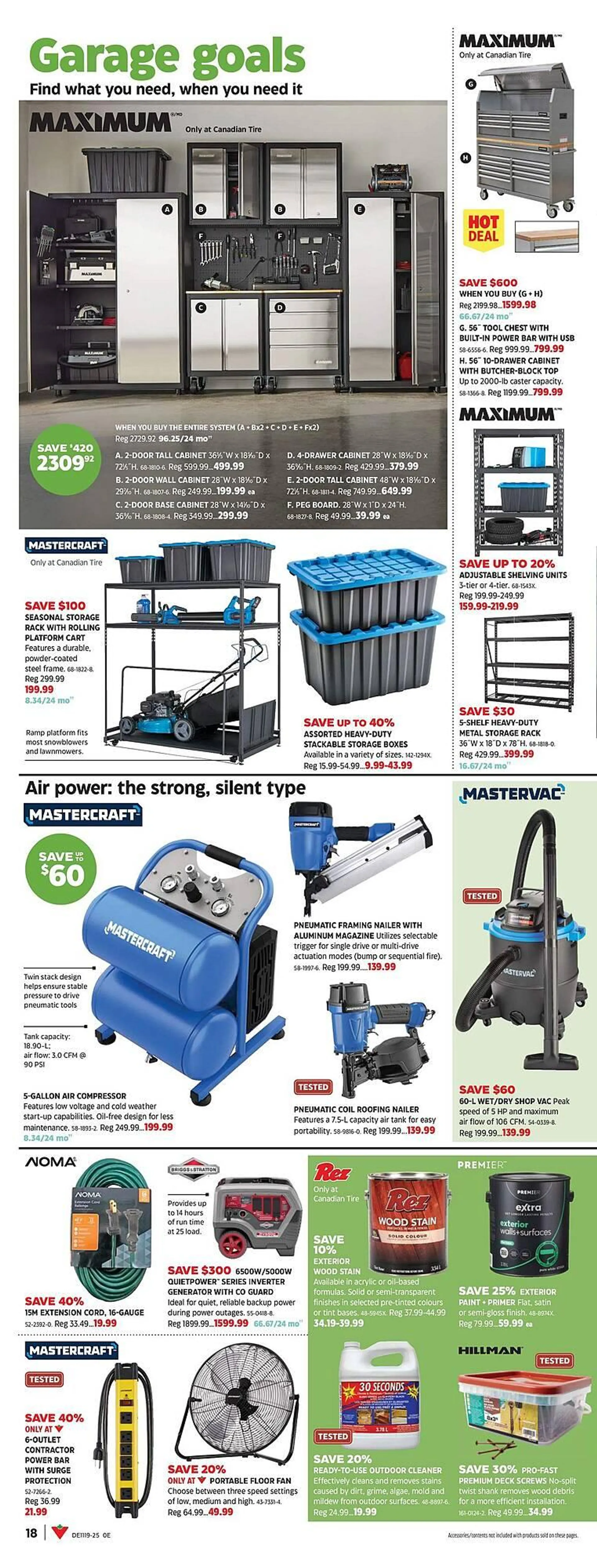 Canadian Tire flyer from May 2 to May 22 2025 - flyer page 18