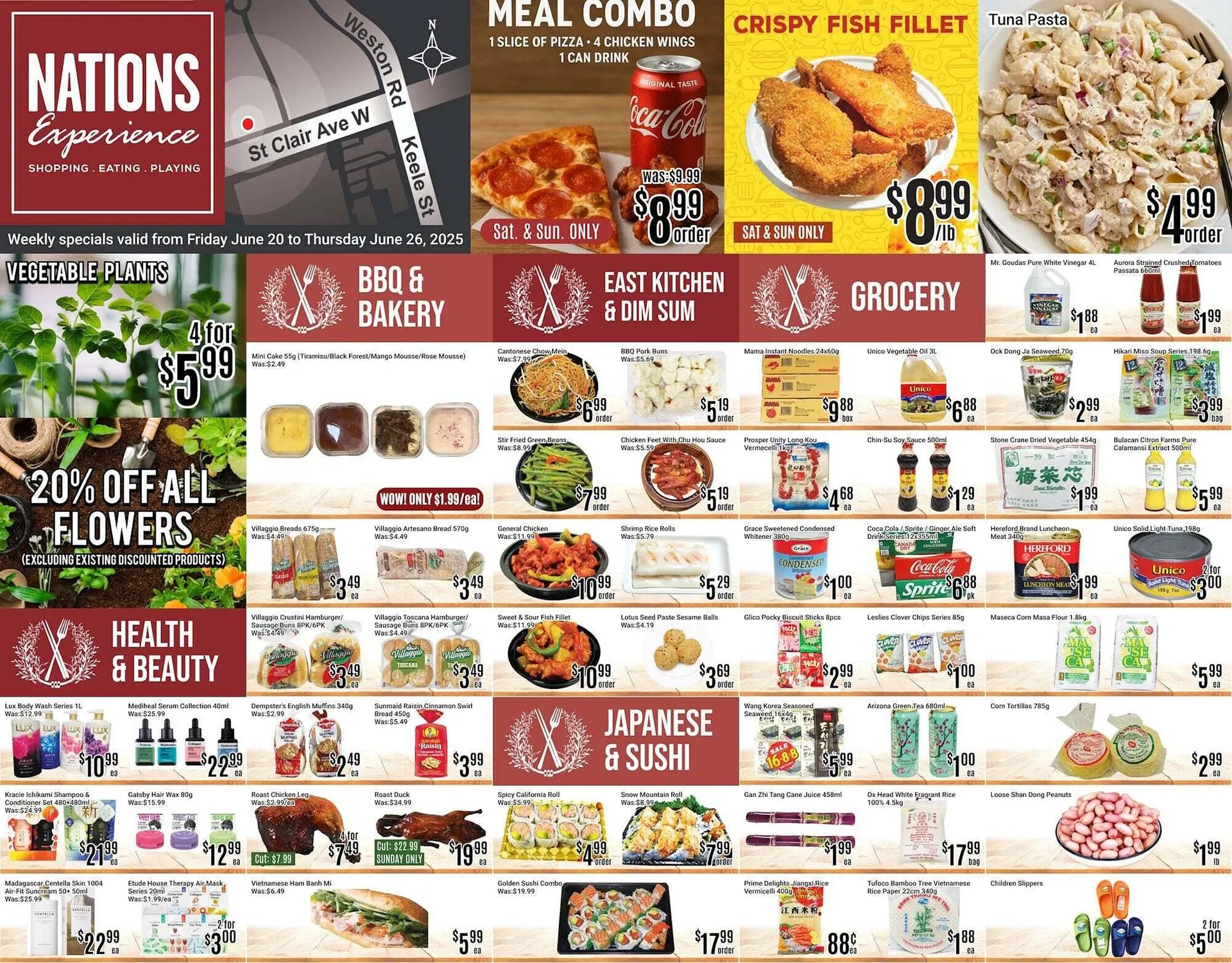 Nations Fresh Foods flyer from June 20 to June 27 2025 - flyer page 1