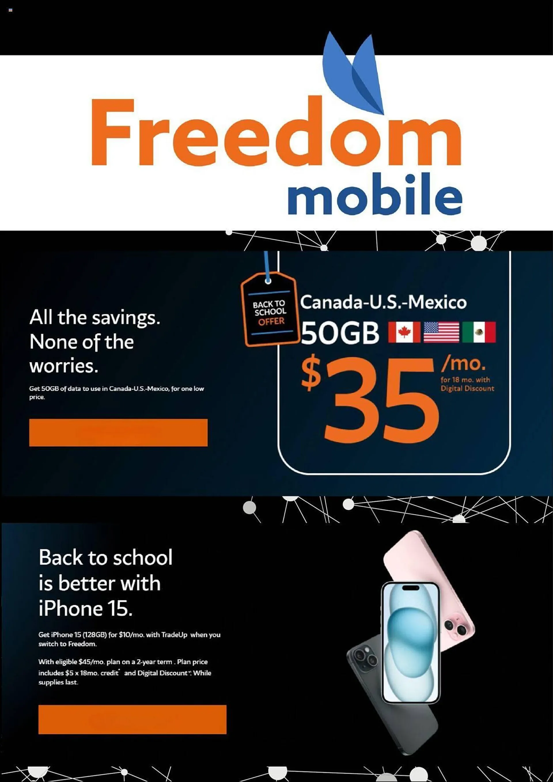 Freedom Mobile flyer - 1