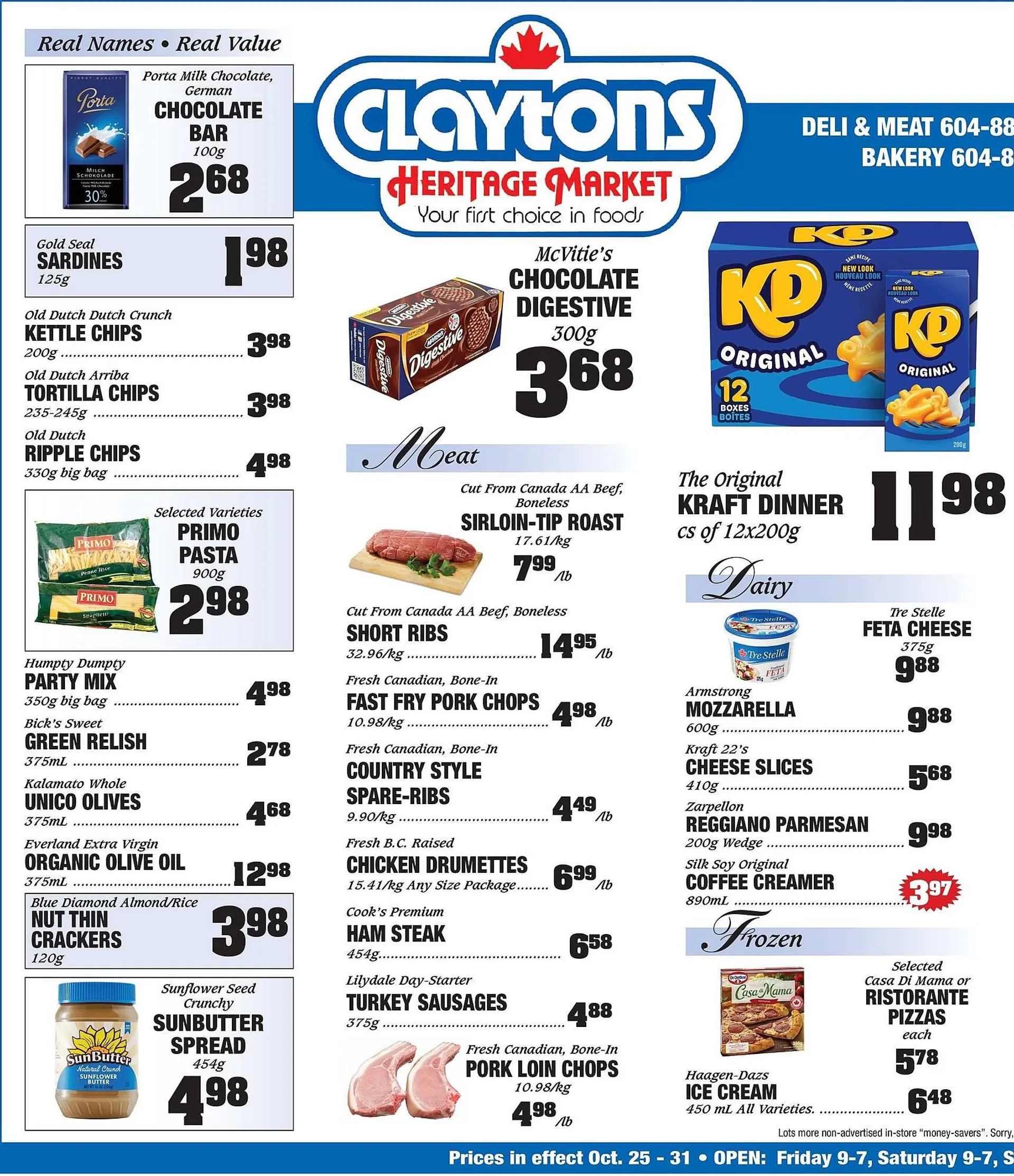 Claytons Heritage Market flyer - 1