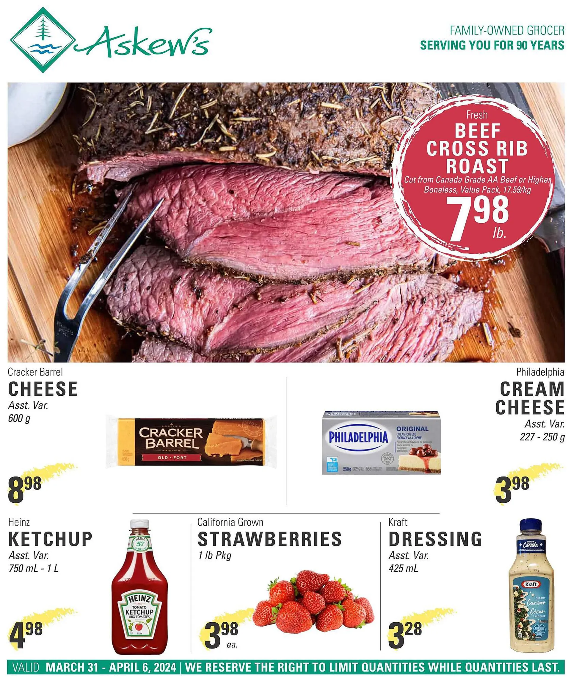 Askews Foods flyer from March 31 to April 6 2024 - flyer page 