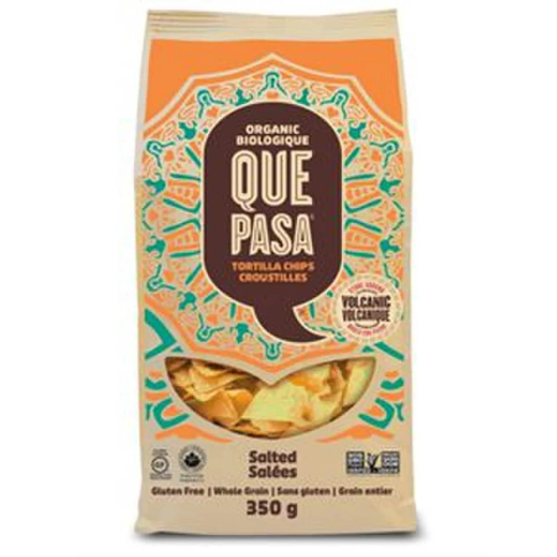 Que Pasa Tortilla Chips Salted Org 350g