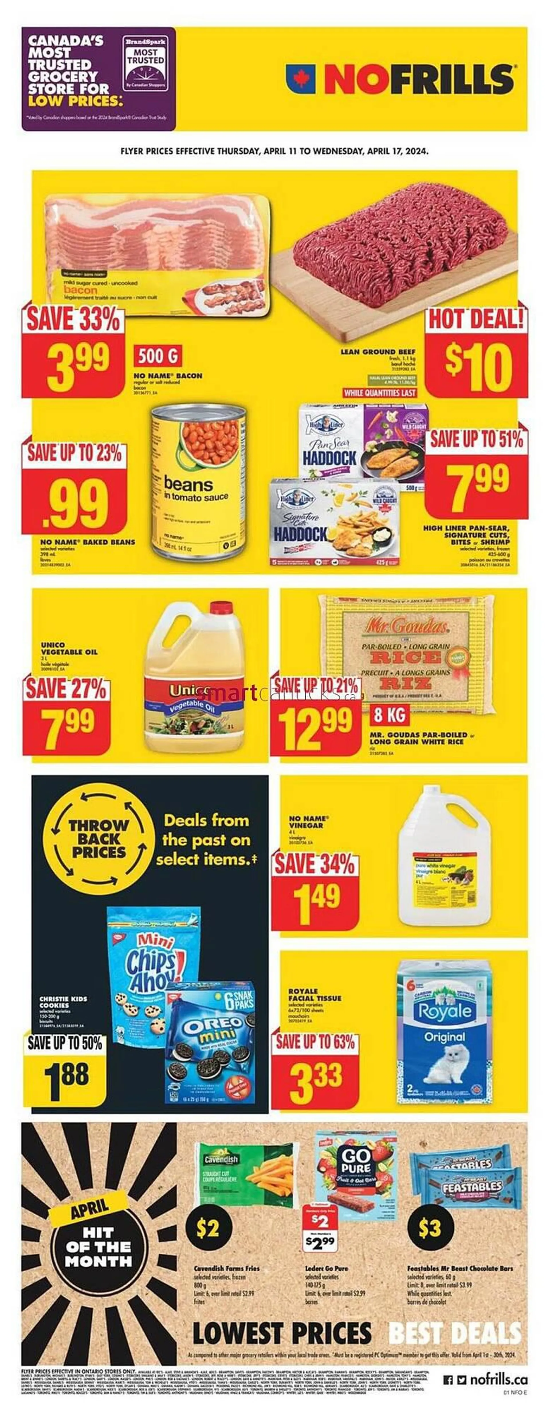 No Frills flyer from April 11 to April 17 2024 - flyer page 2