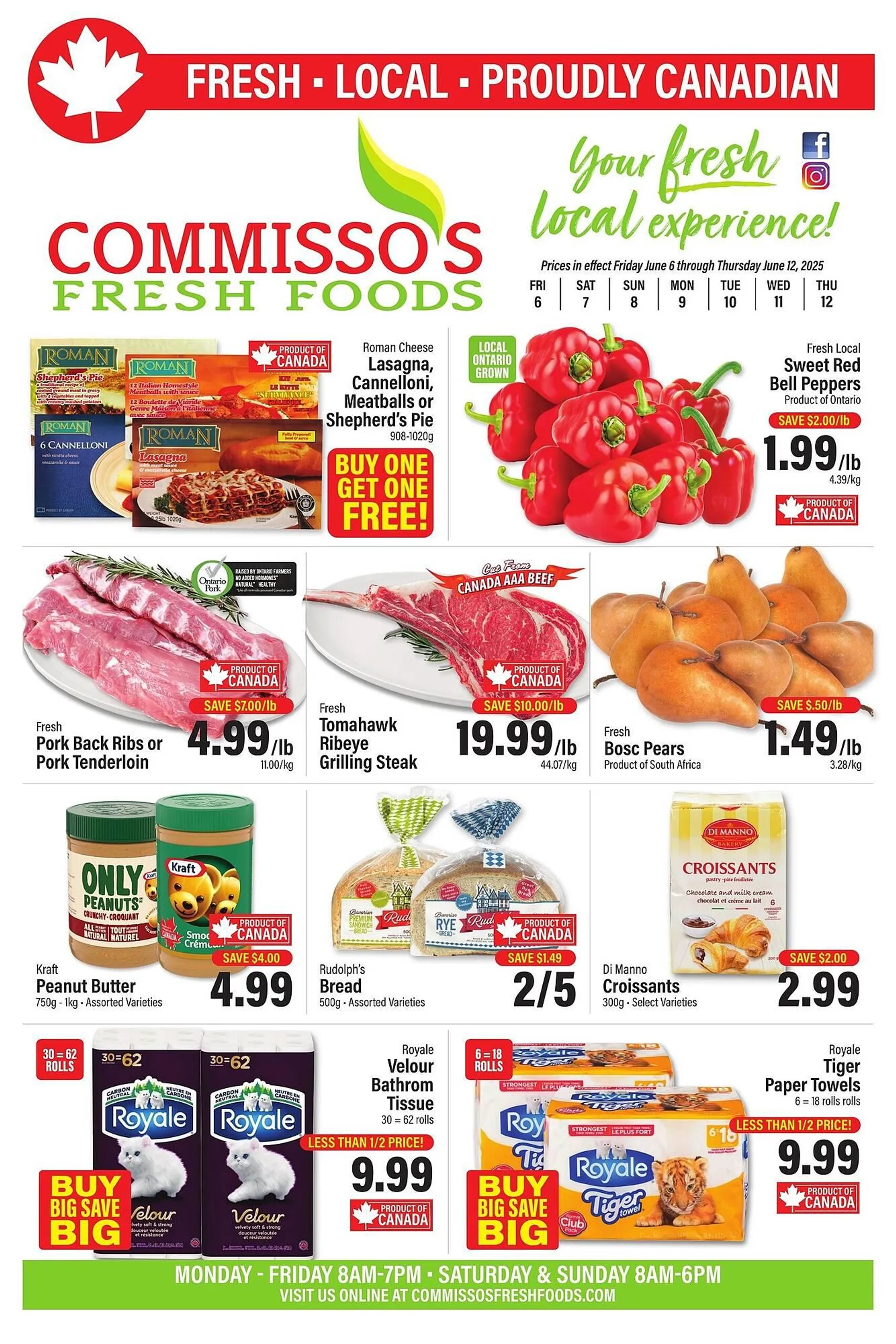 Commisso's Fresh Foods flyer from June 6 to June 12 2025 - flyer page 1