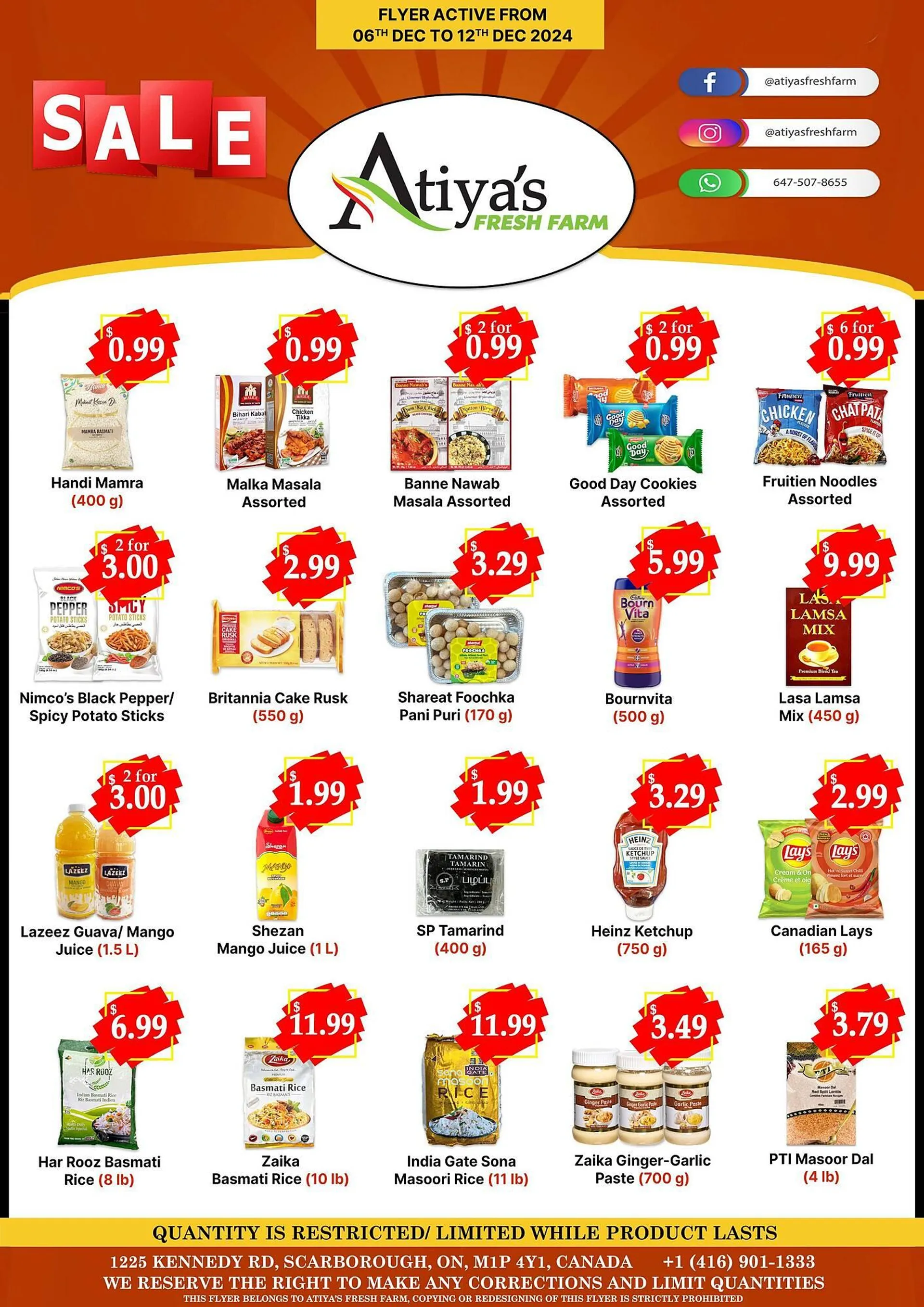 Atiyas Fresh Farm flyer - 1