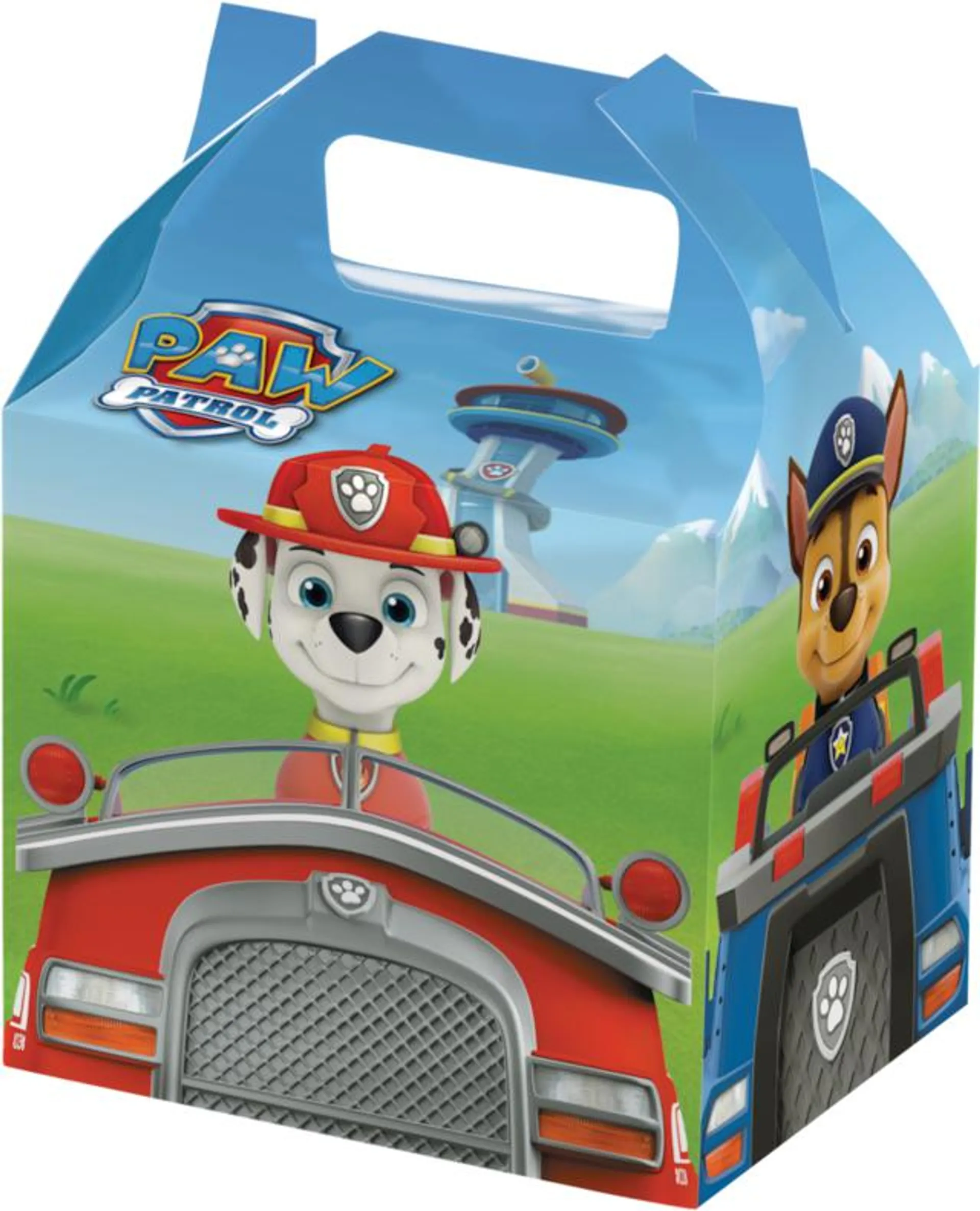 PAW Patrol Birthday Party Treat Boxes with Carrying Handle, 8-pk