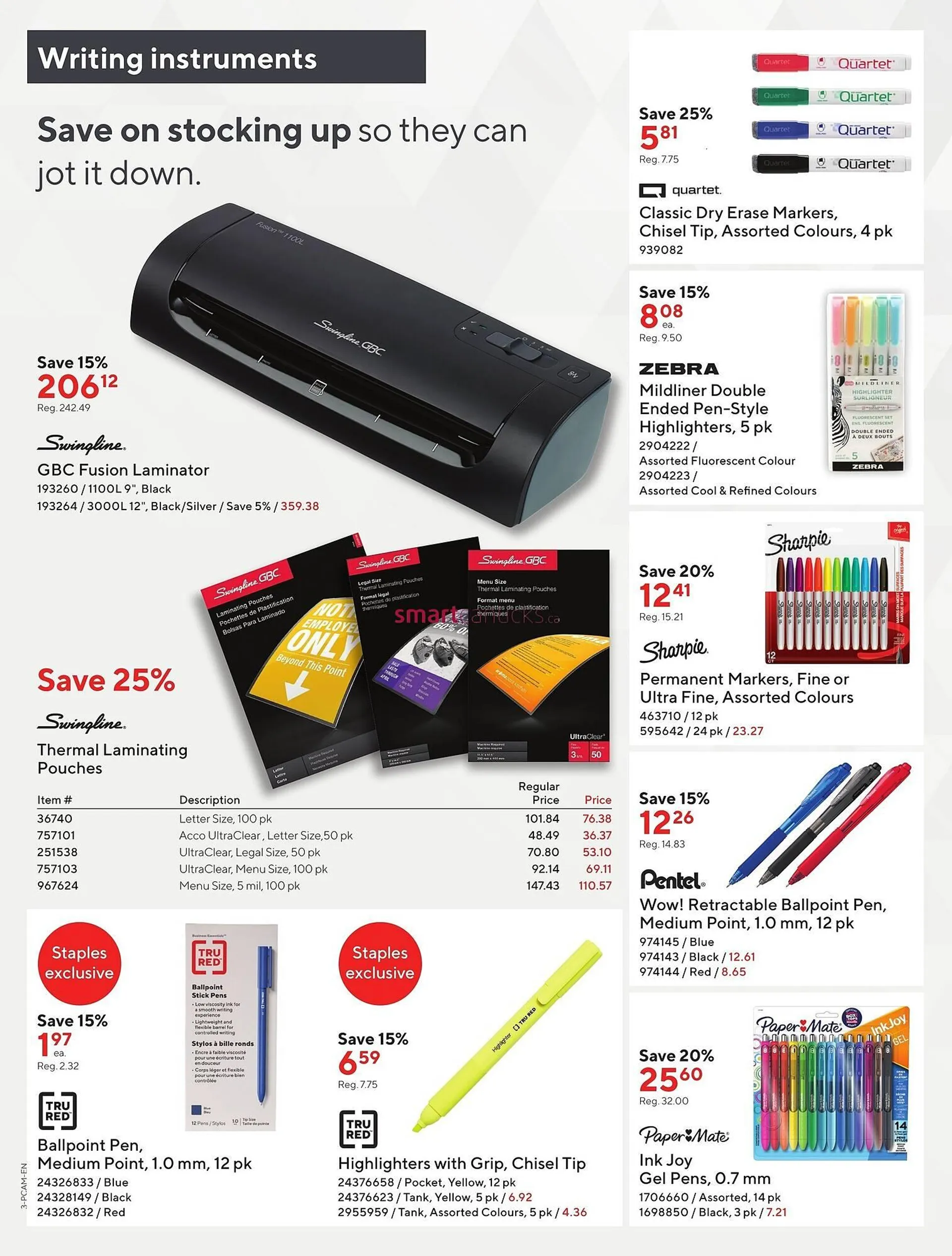 Staples flyer from January 2 to January 8 2025 - flyer page 4