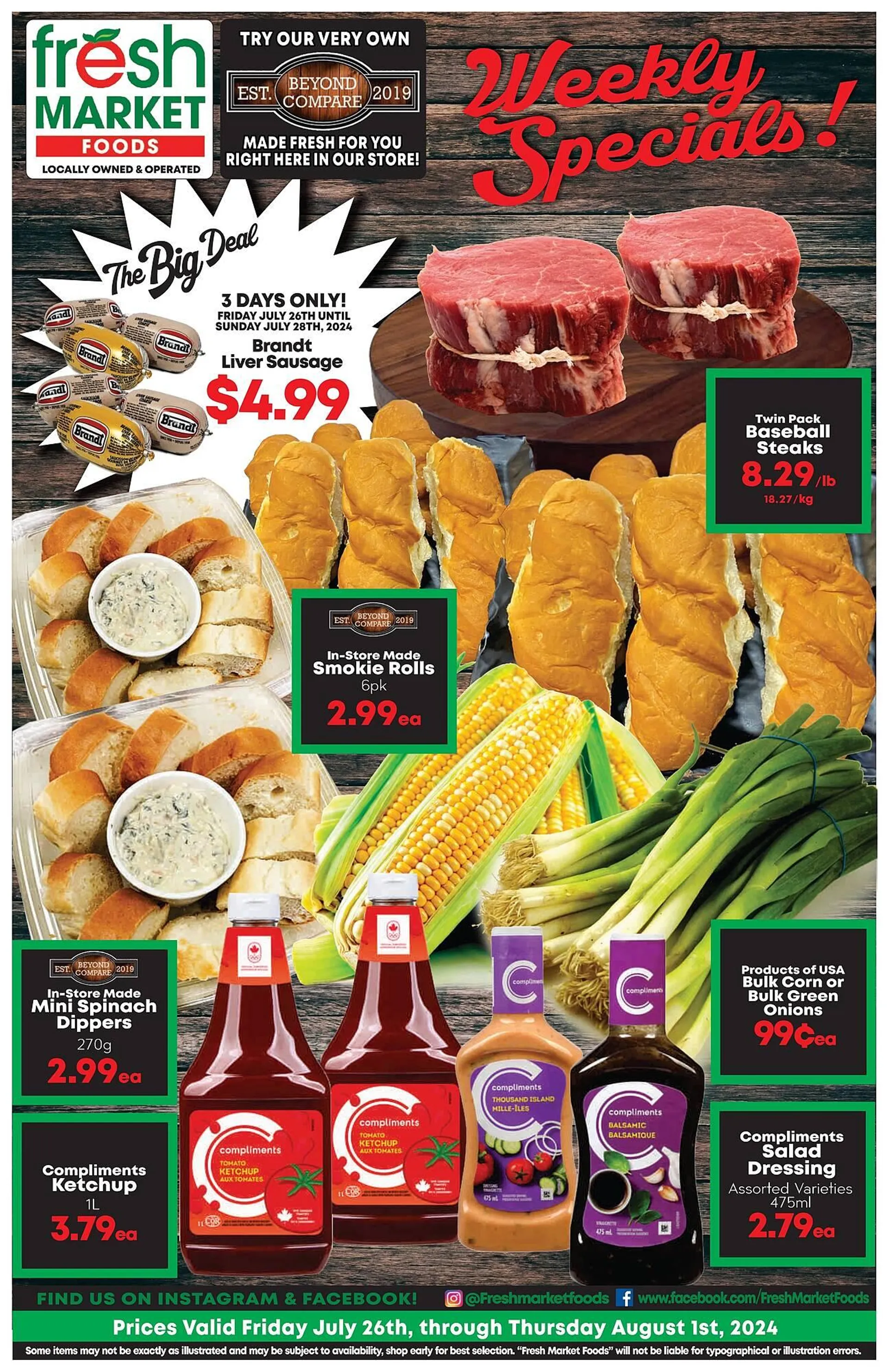 Fresh Market Foods flyer - 1