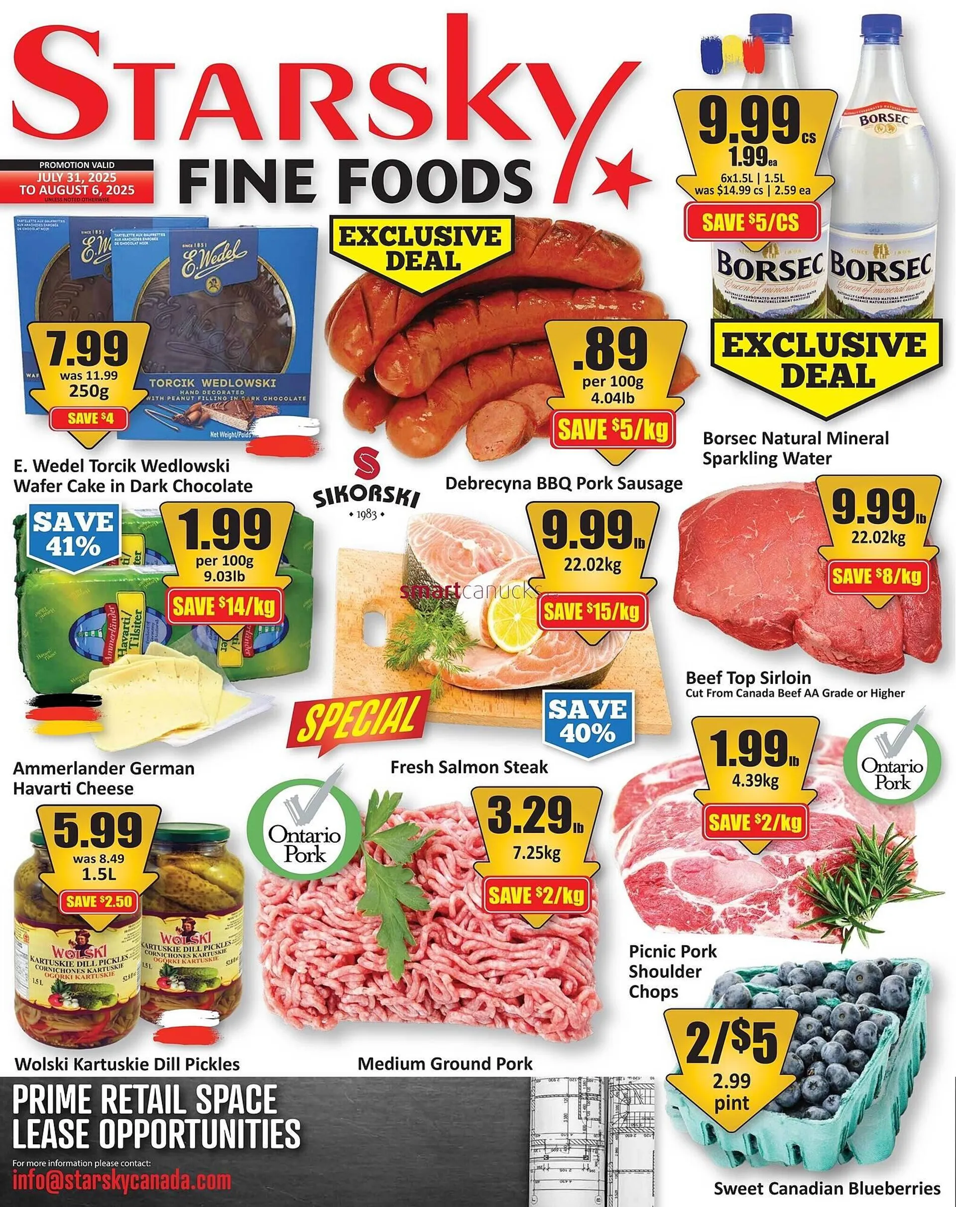 Starsky flyer from July 31 to August 6 2025 - flyer page 1