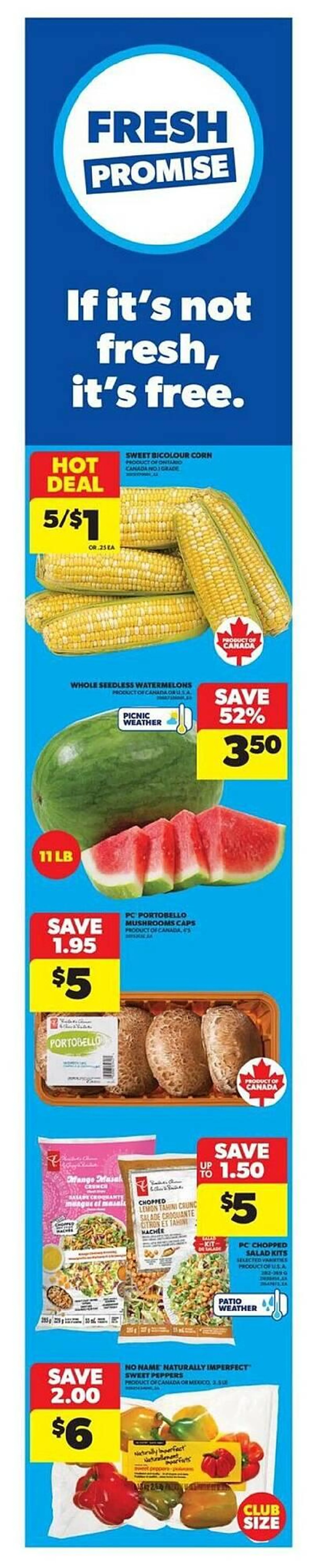 Real Canadian Superstore flyer from July 31 to August 6 2025 - flyer page 1