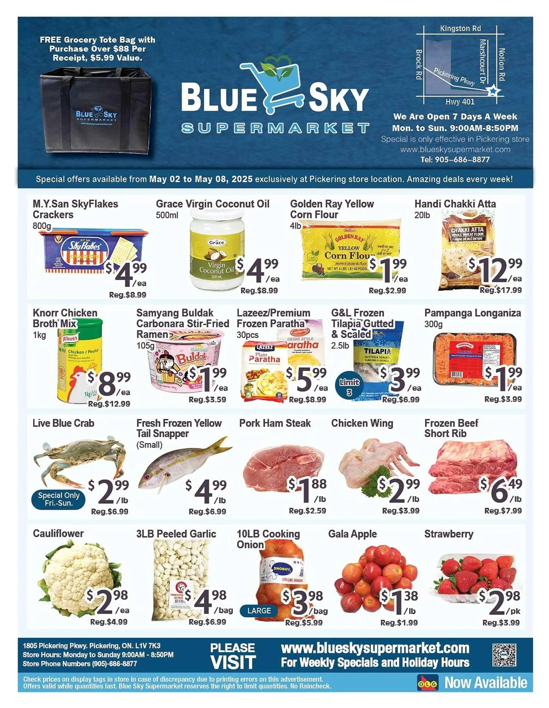 Blue Sky Supermarket flyer - 1