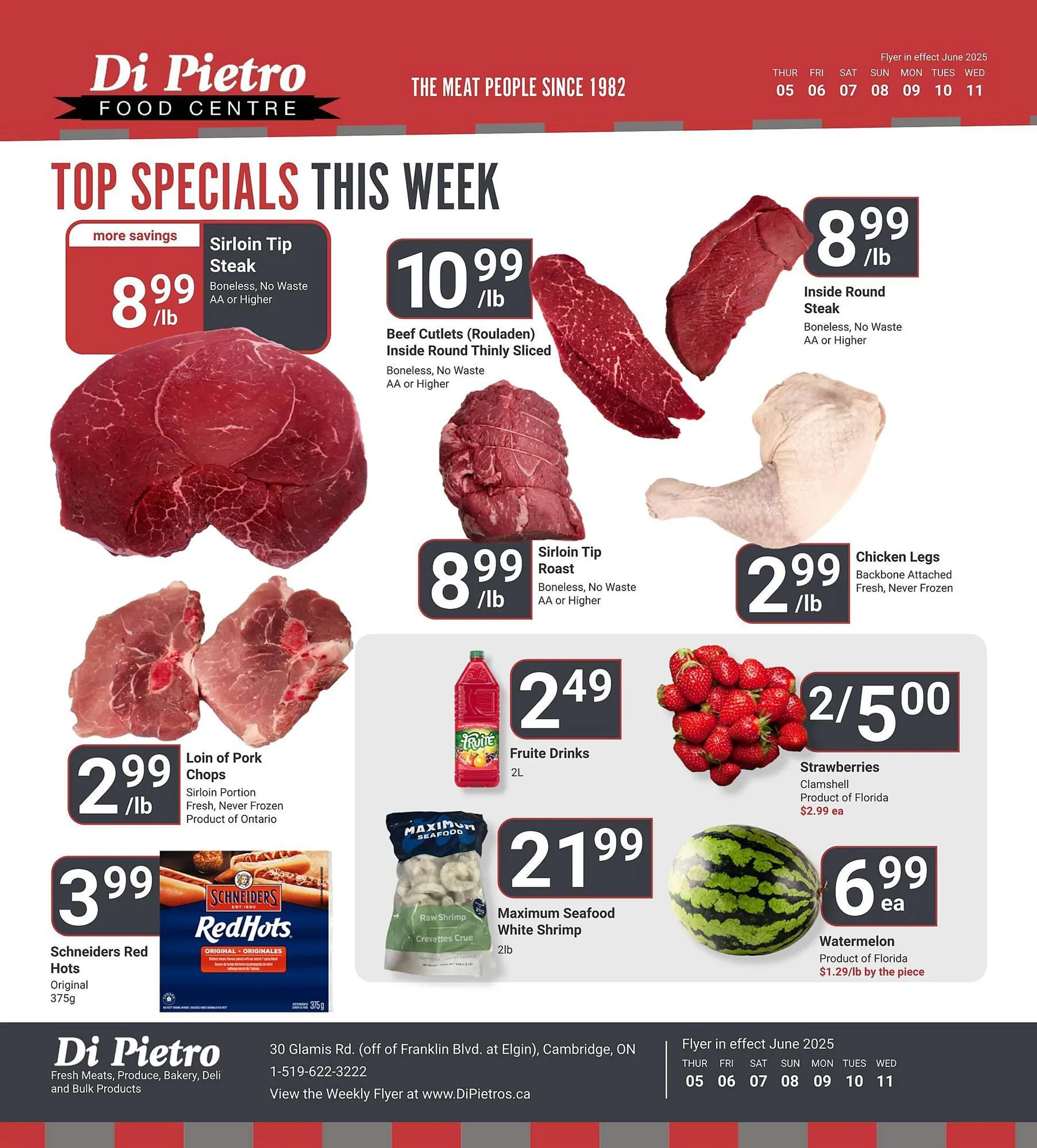 Di Pietro flyer from June 5 to June 11 2025 - flyer page 1
