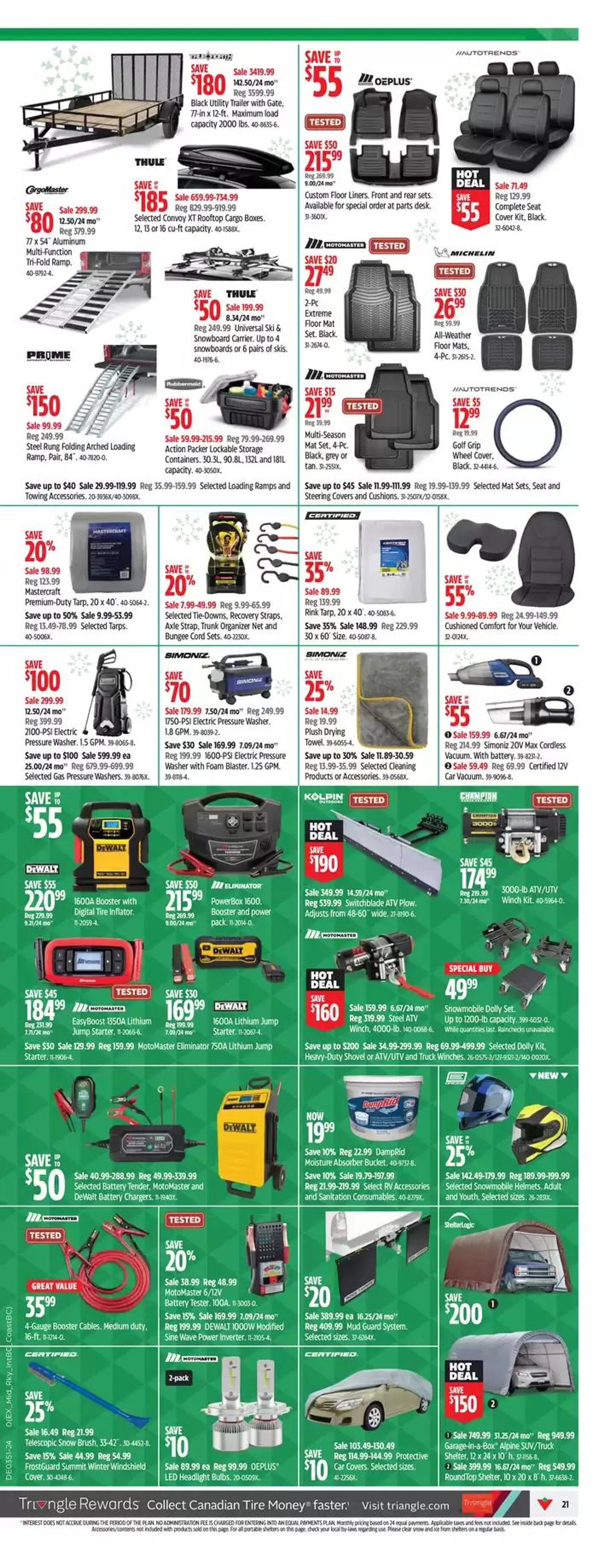 Canadian Tire weekly flyer from December 12 to December 22 2024 - flyer page 21