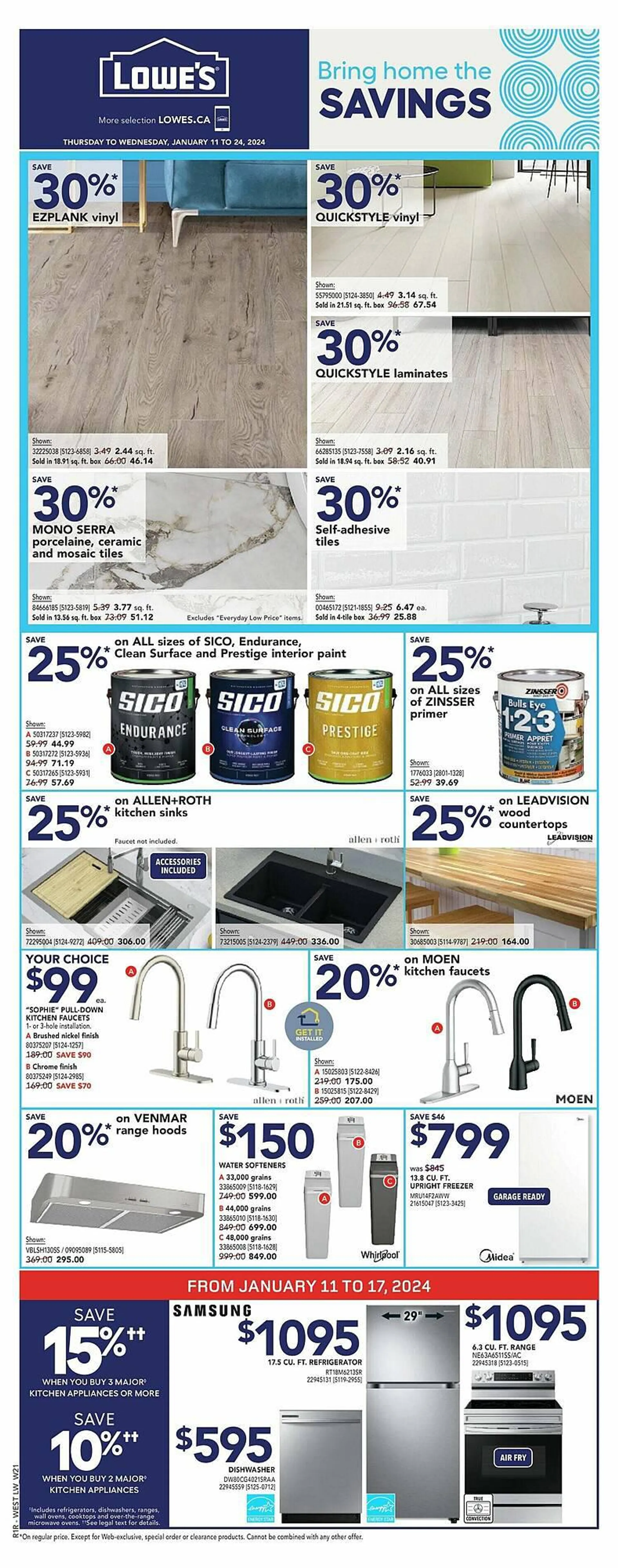 Lowe's flyer from January 11 to January 18 2024 - flyer page 