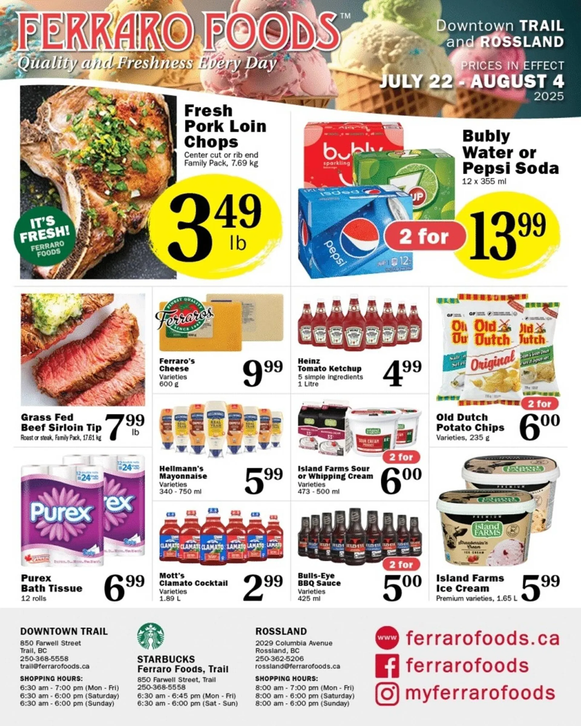 Ferraro Foods flyer from July 22 to August 4 2025 - flyer page 1