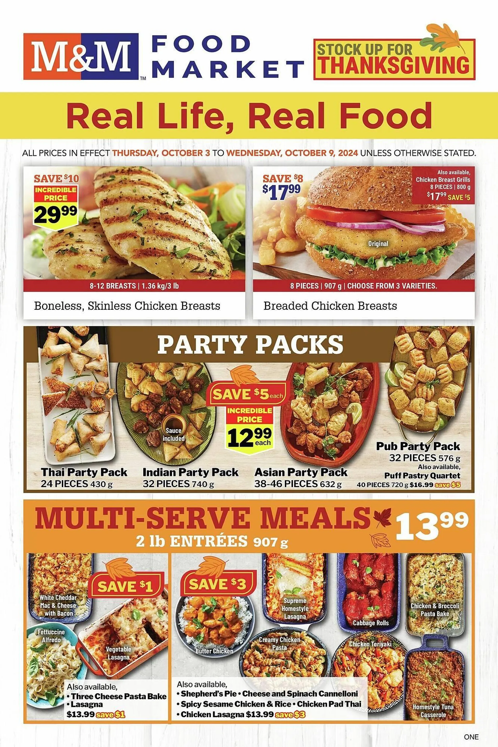 M & M Food Market flyer from October 3 to November 7 2024 - flyer page 1