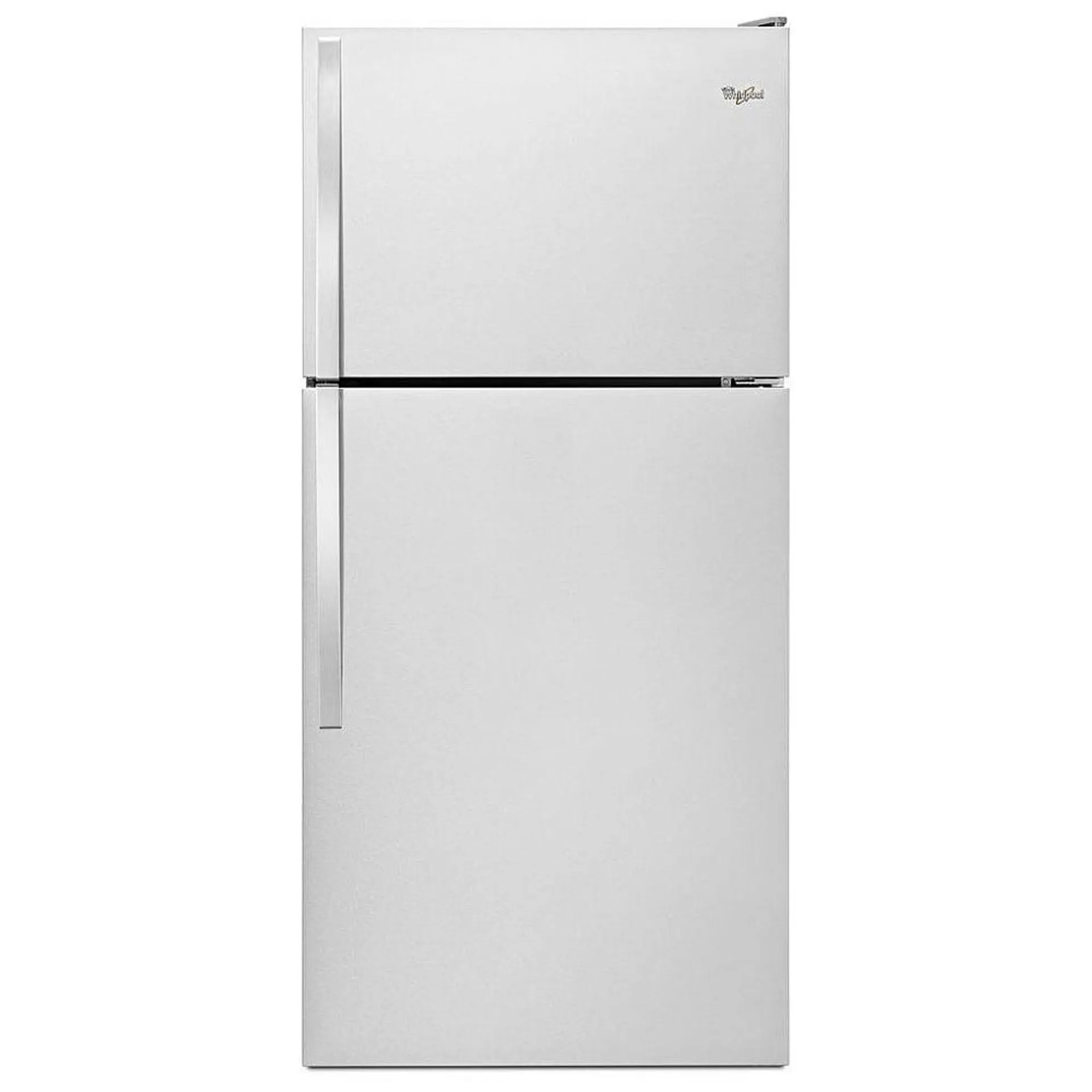 Whirlpool WRT318FZDM Top Freezer Refrigerator, 30 inch Width, 18.2 cu. ft. Capacity, Stainless Steel colour