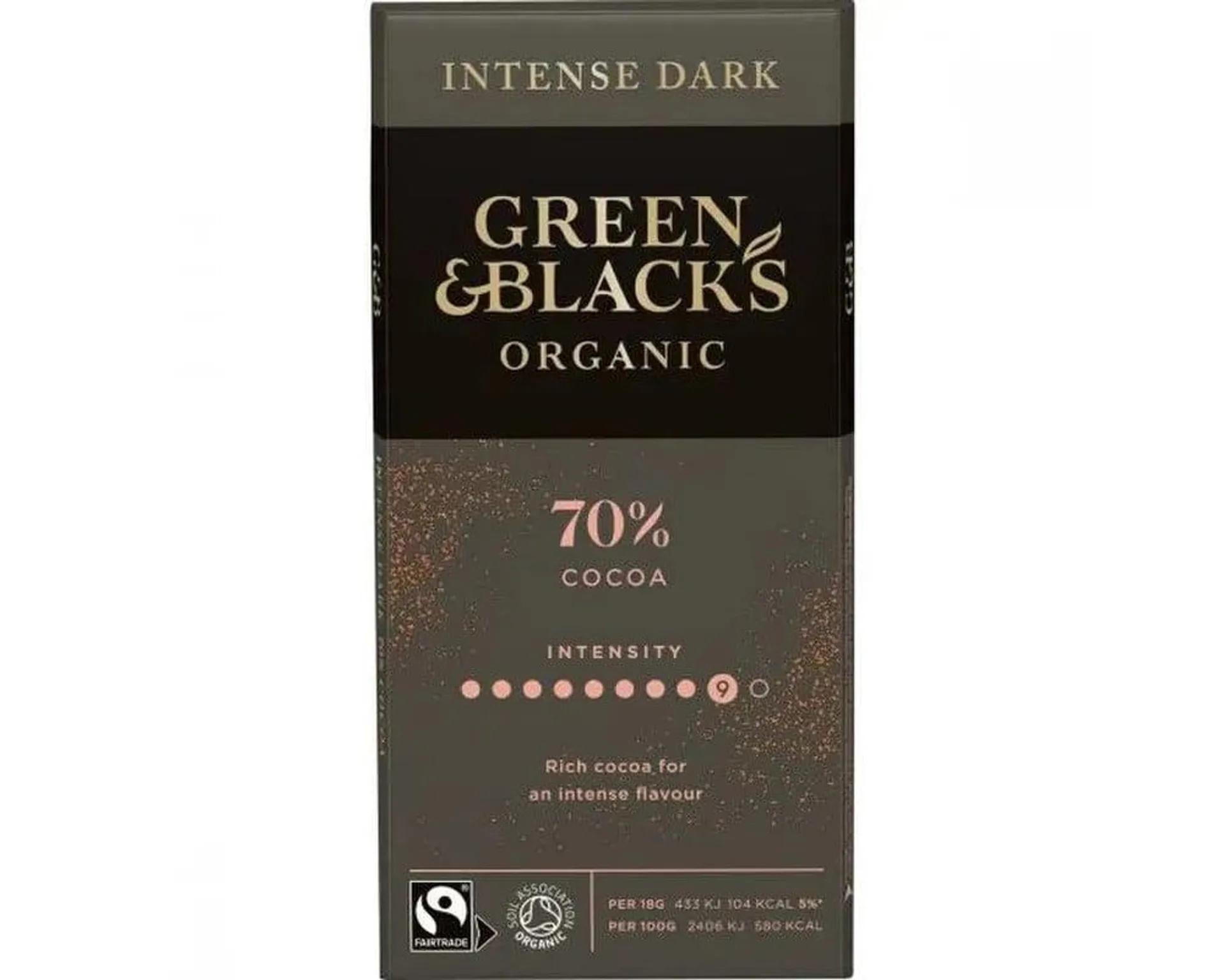 Green & Blacks Chocolate Bar Dark 70% Org 90 g