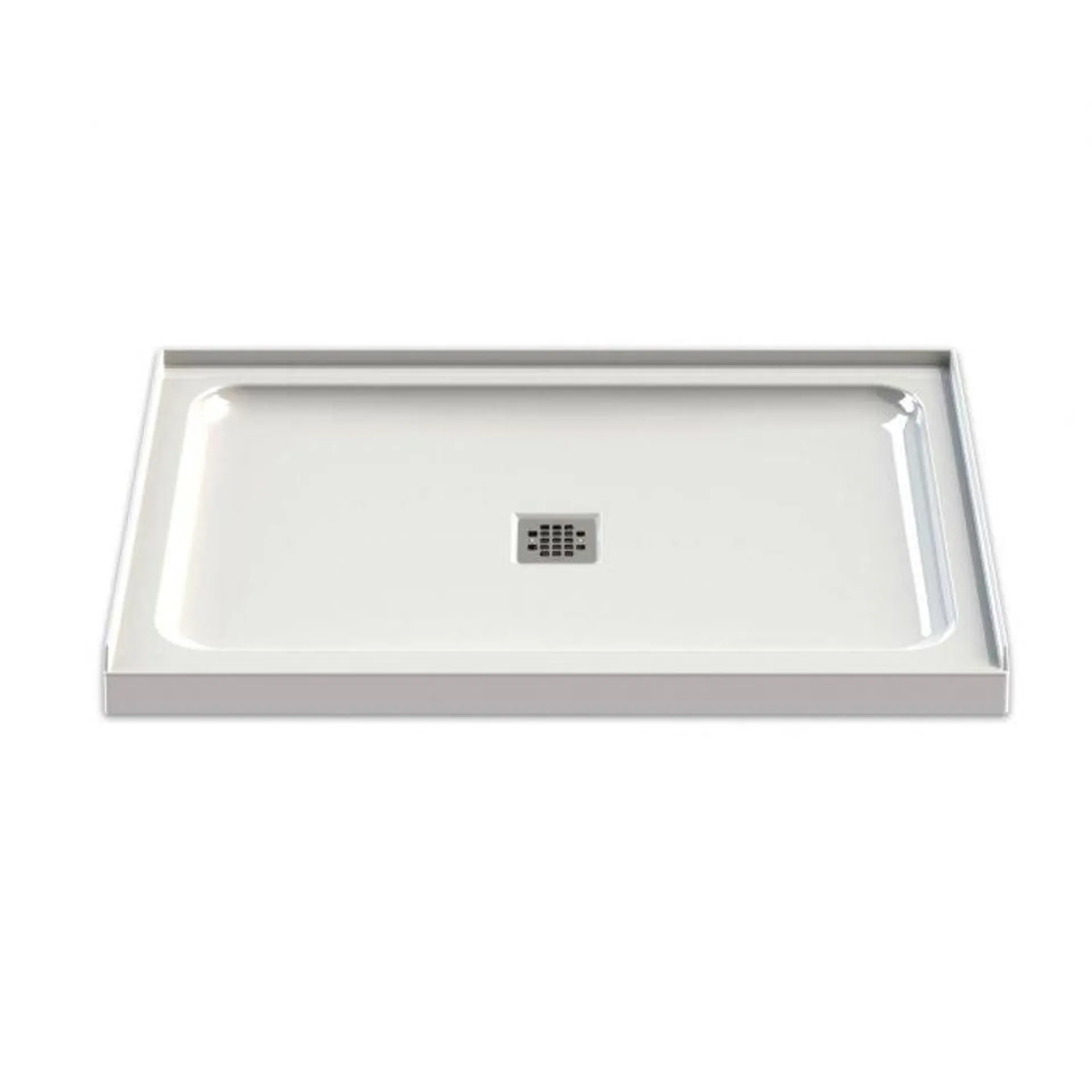 Base Olympia Square, Centre Drain, White, 48x32, 106011-000-001