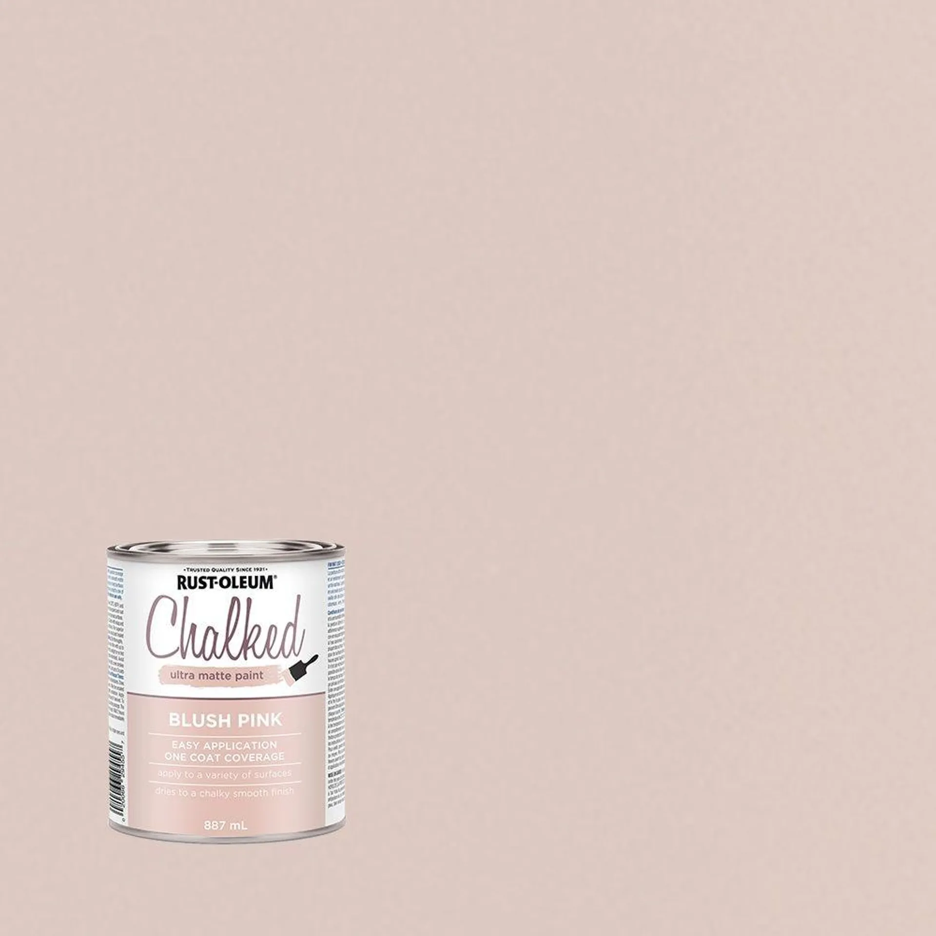 Chalked Ultra Matte Paint in Blush Pink, 887 mL