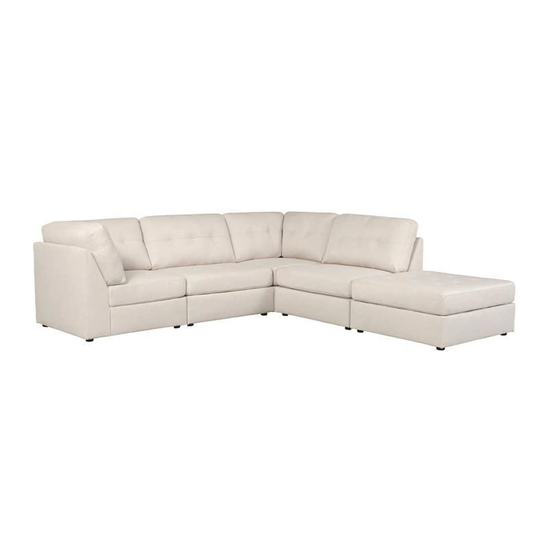 Sectionnel modulaire avec ottoman - 5 mcx