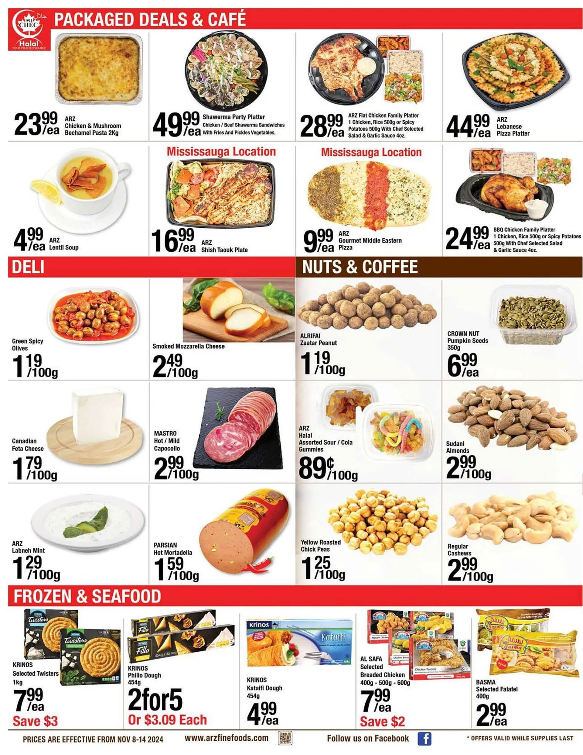 Arz Fine Foods flyer from November 8 to November 14 2024 - flyer page 2