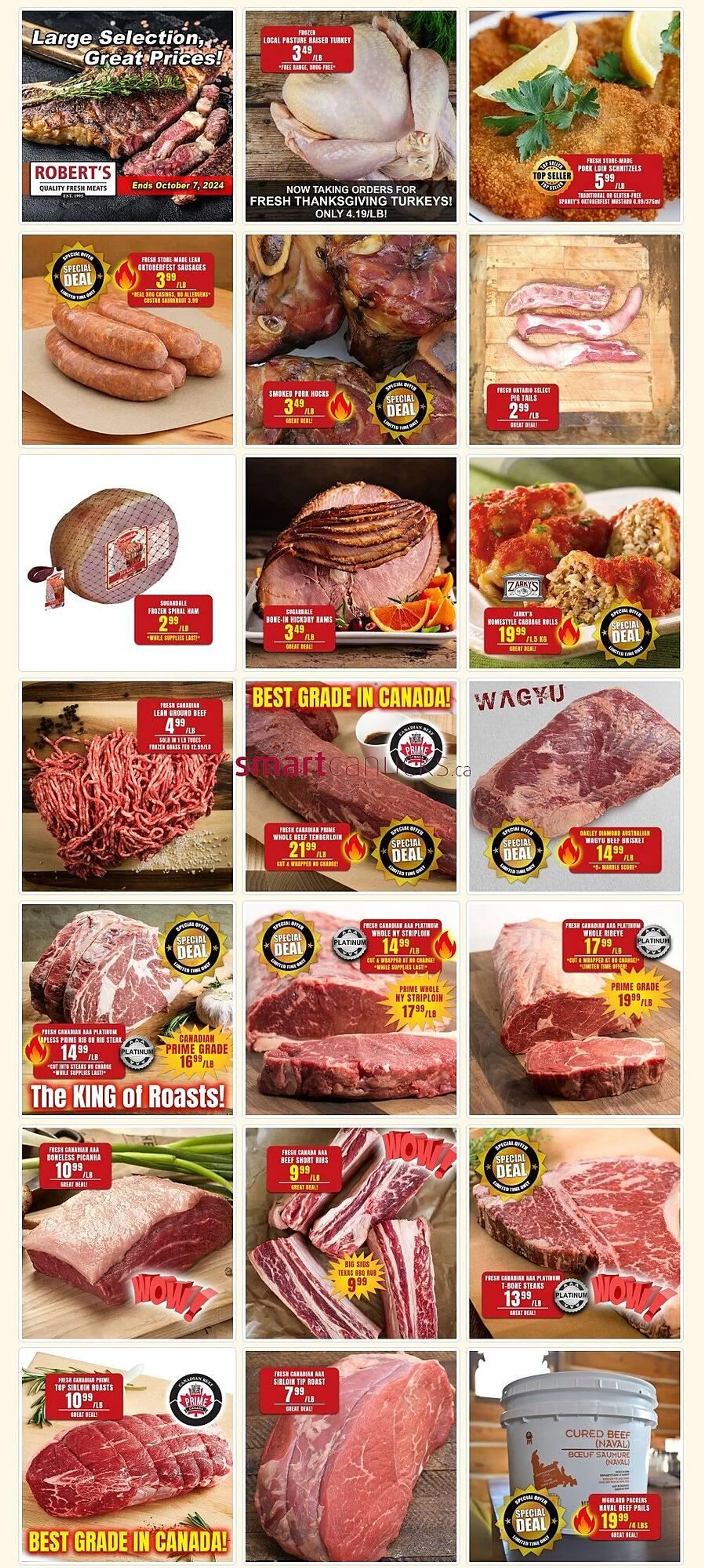 Roberts Fresh and Boxed Meats flyer - 1