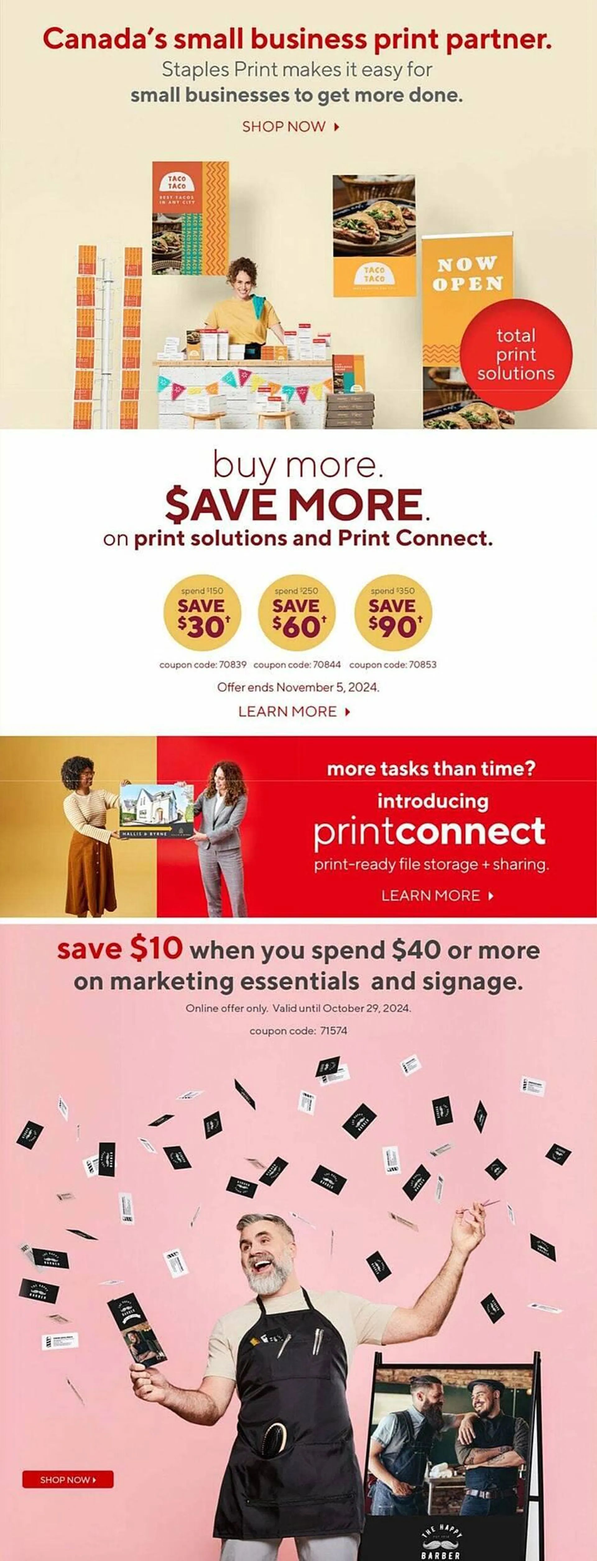 Staples flyer from October 17 to October 24 2024 - flyer page 7