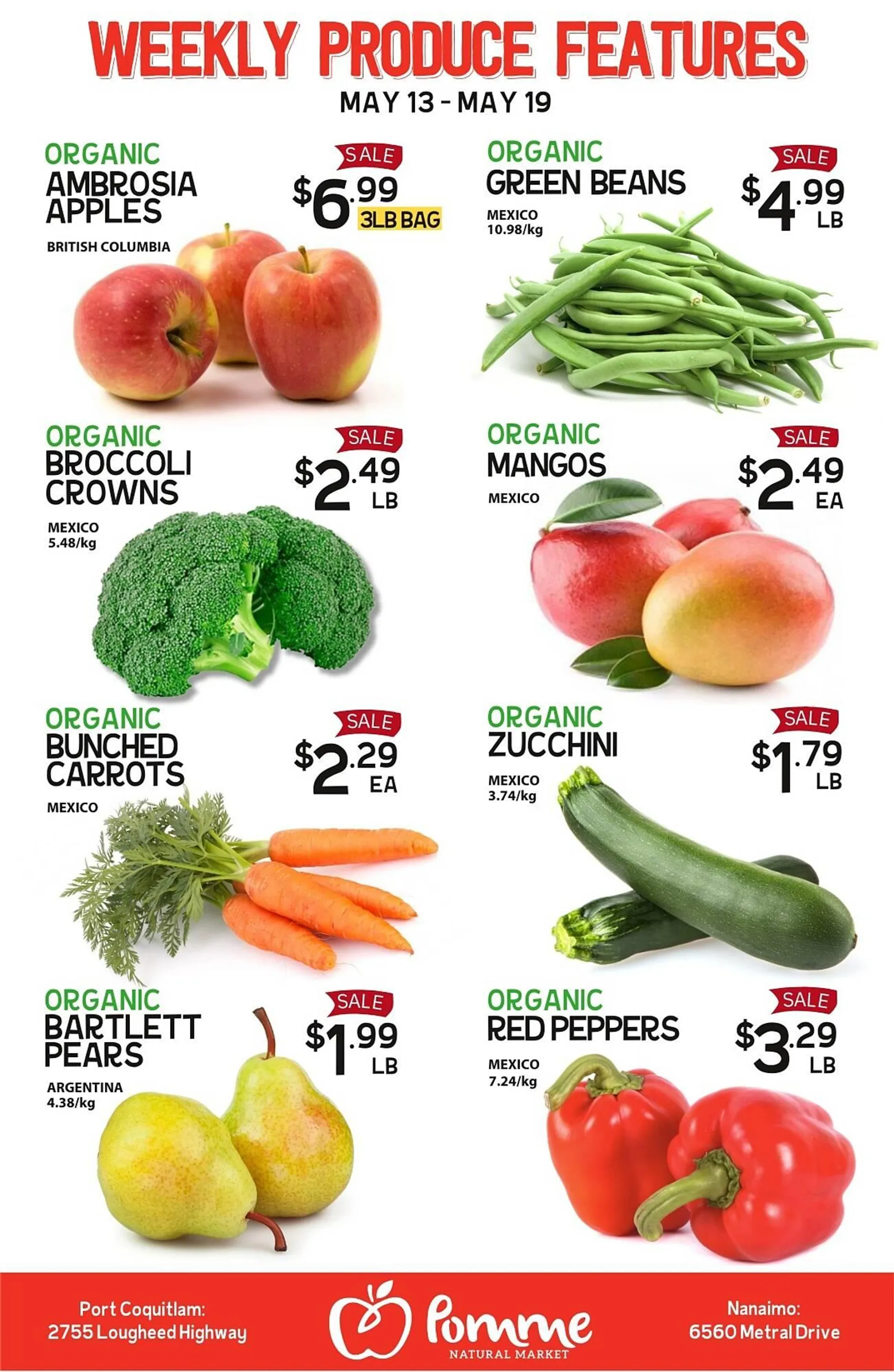 Pomme Natural Market flyer - 1