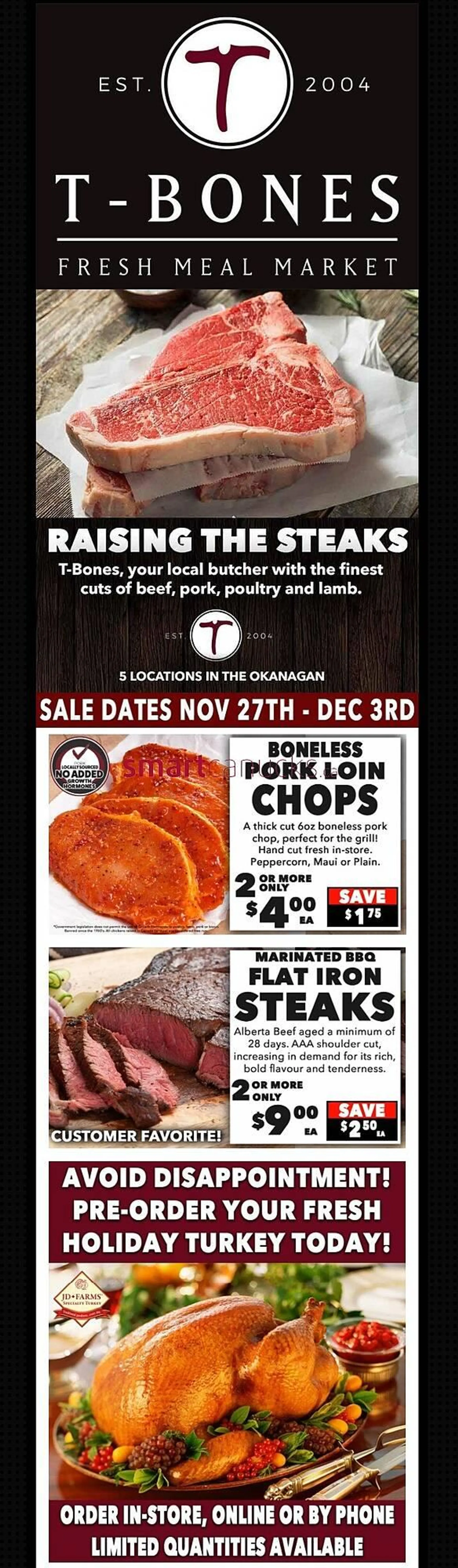 T-Bones flyer - 1