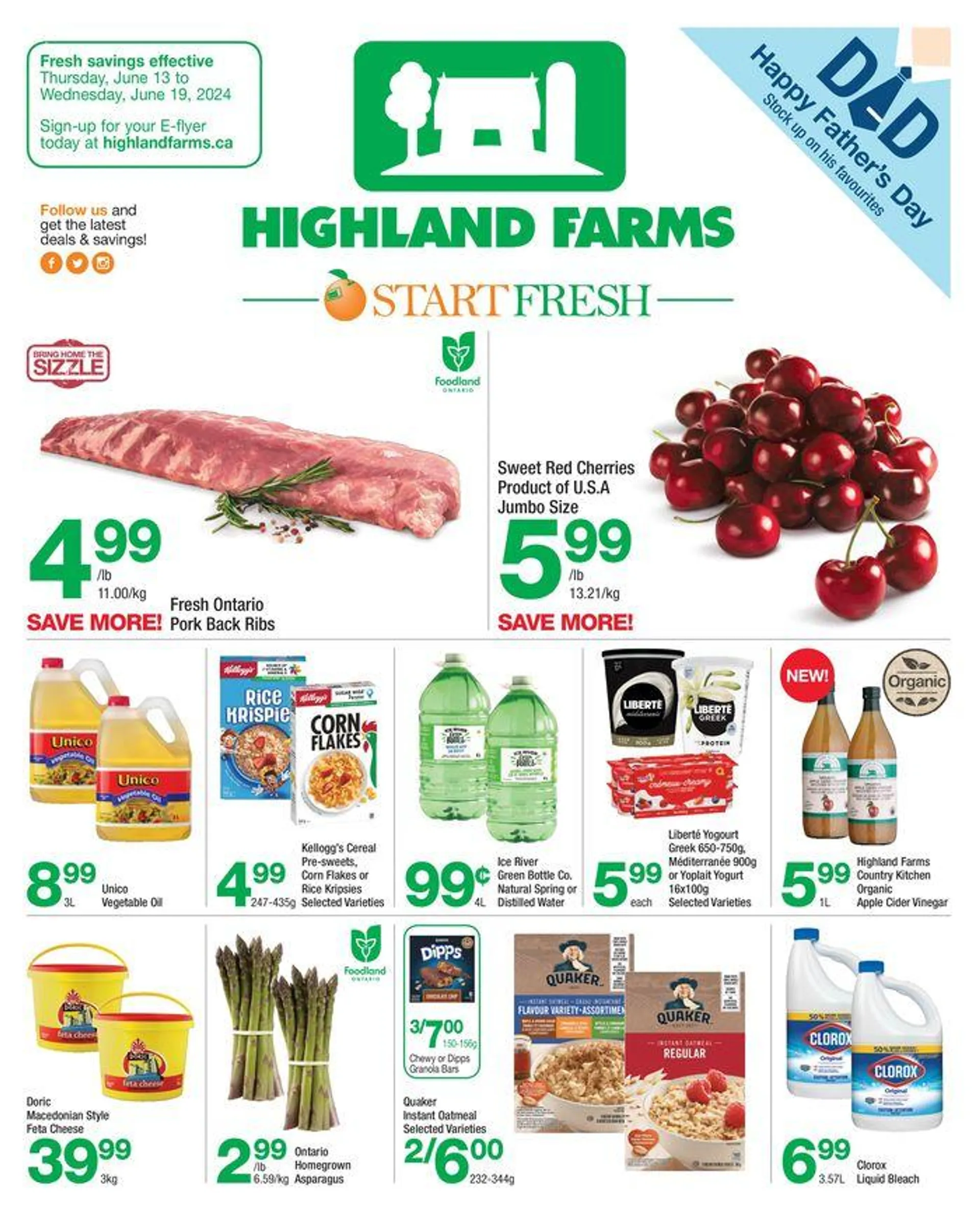 Highland Farms flyer - 1