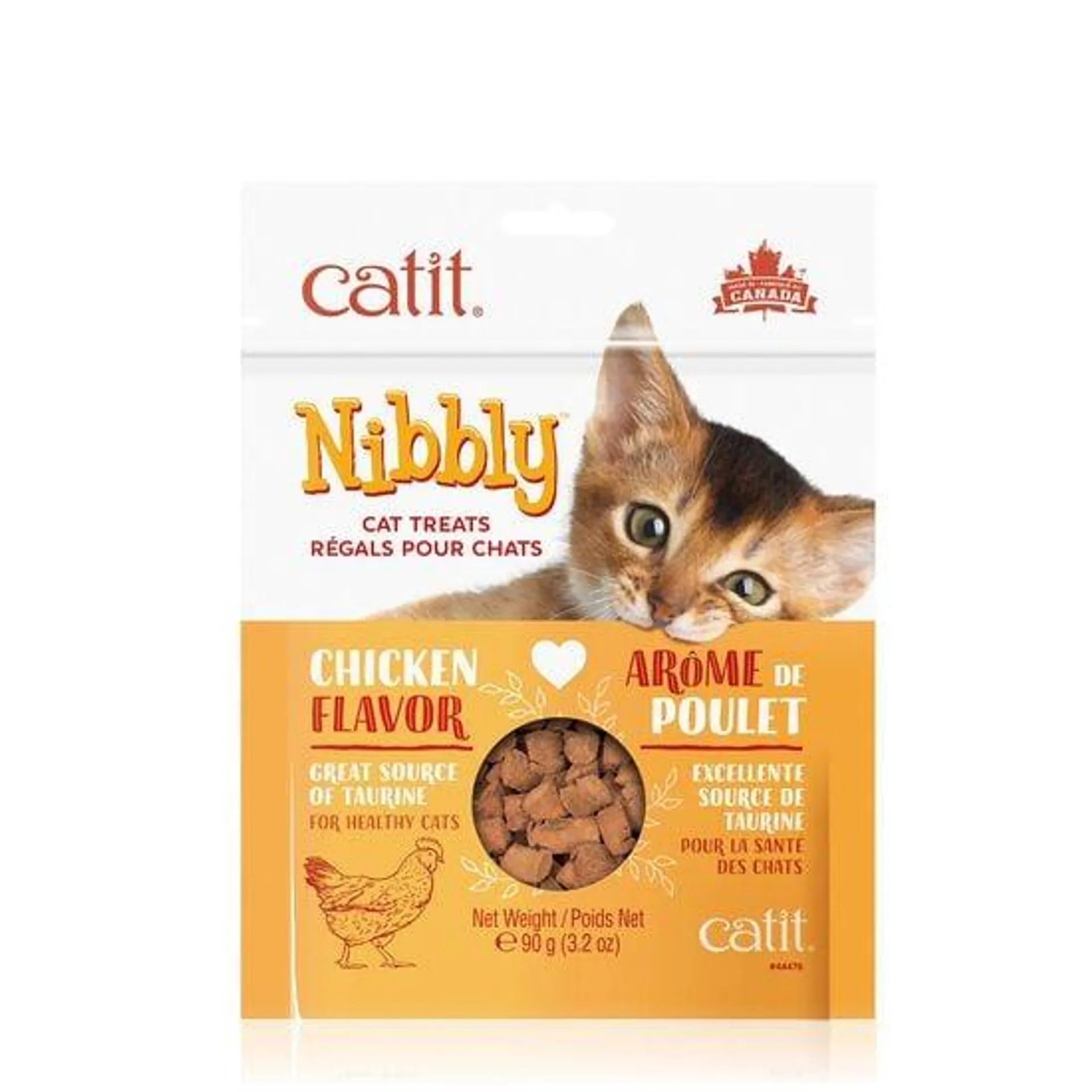 Nibbly cat treats, chicken