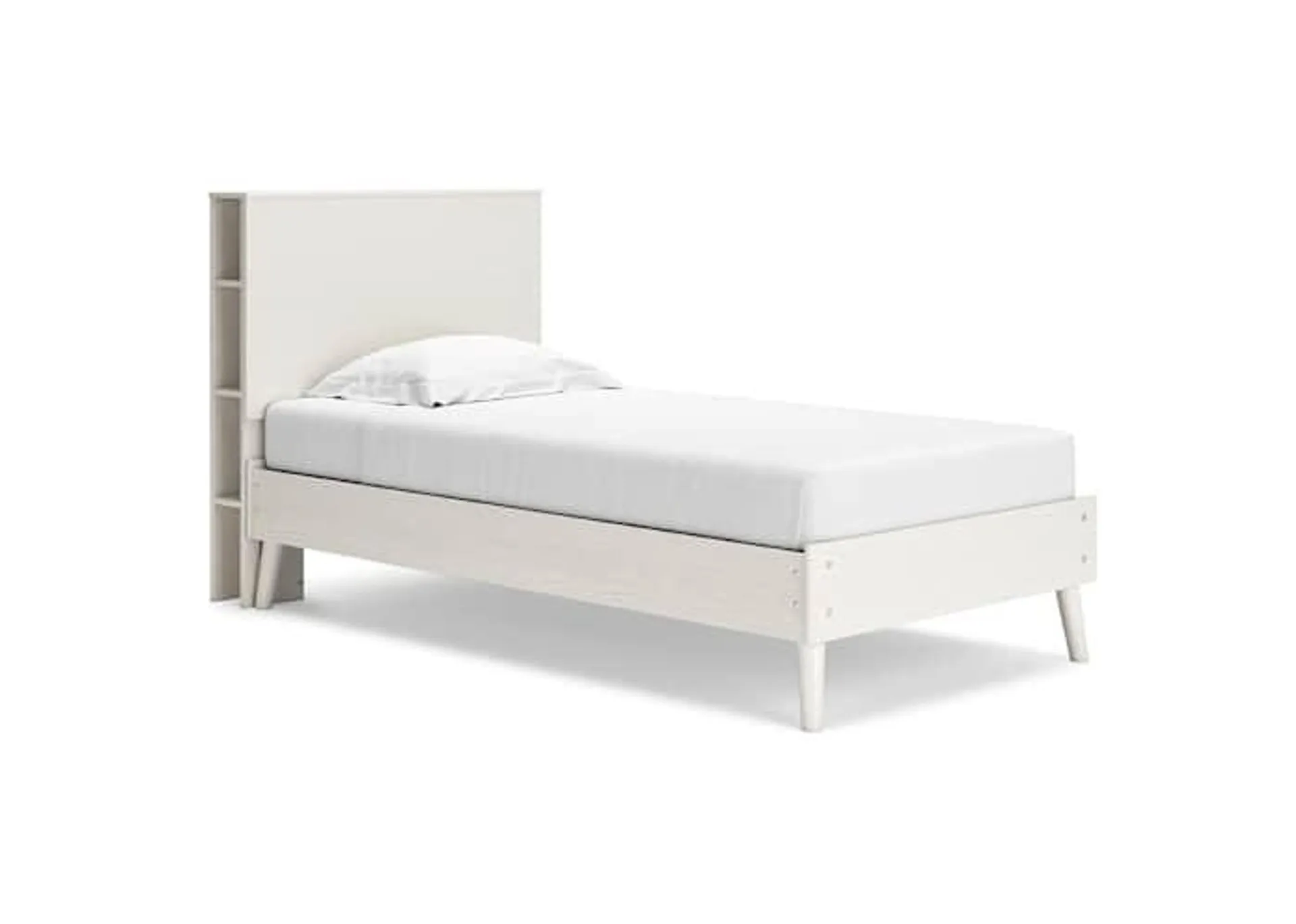 Aprilyn Twin Bookcase Bed - White