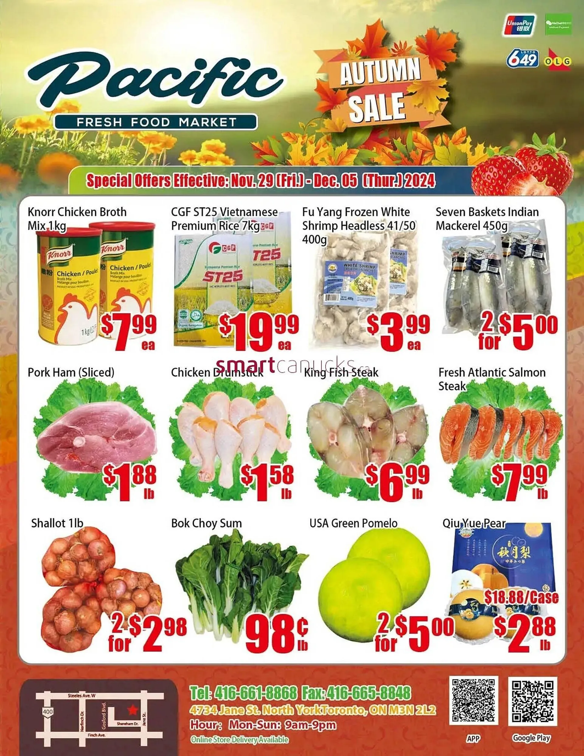 New Pacific Supermarket flyer - 1