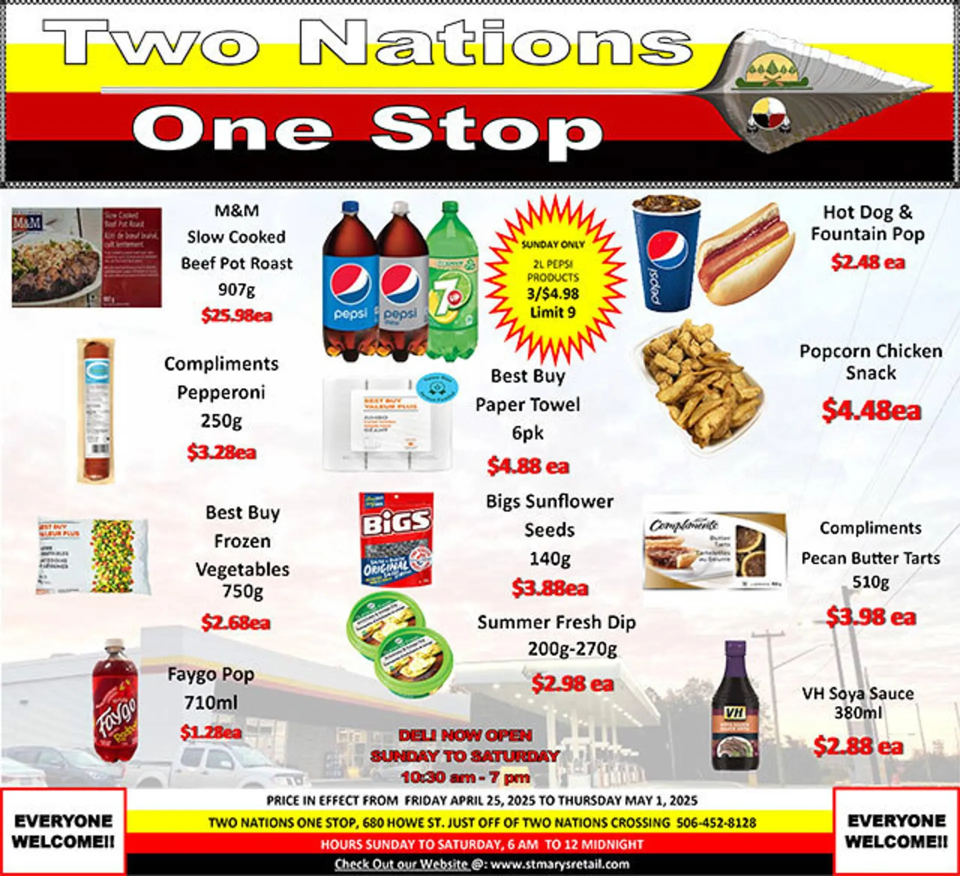 Two Nations One Stop flyer - 1