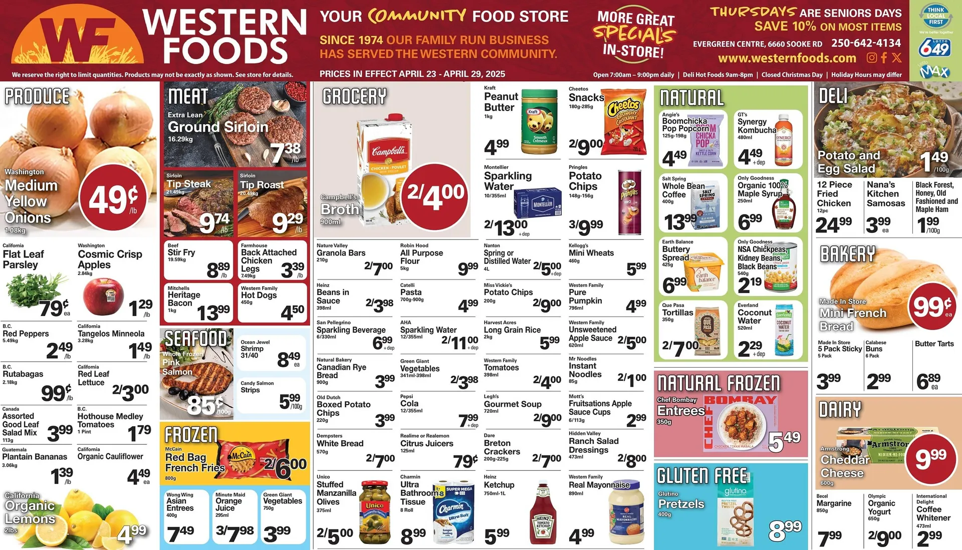 Western Foods flyer - 1