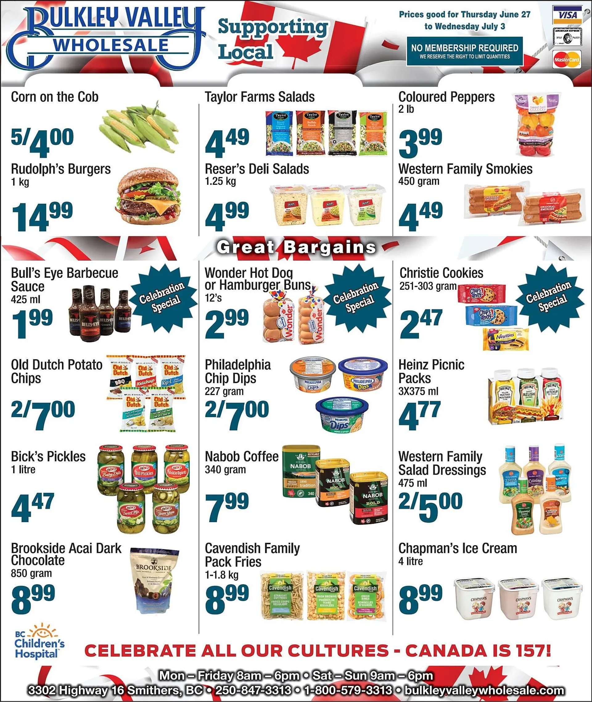 Bulkley Valley Wholesale flyer - 1