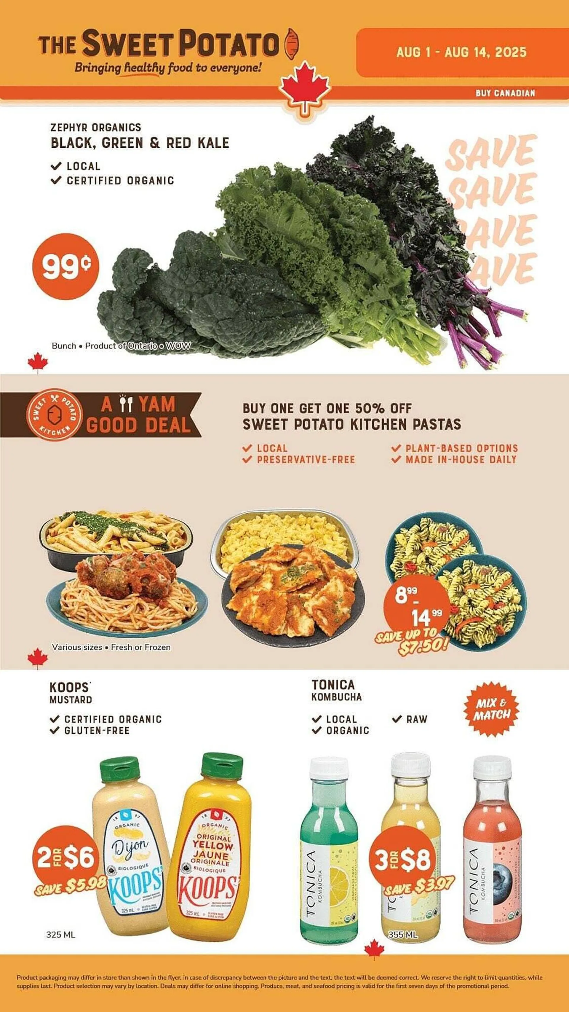 The Sweet Potato flyer from August 1 to August 8 2025 - flyer page 1