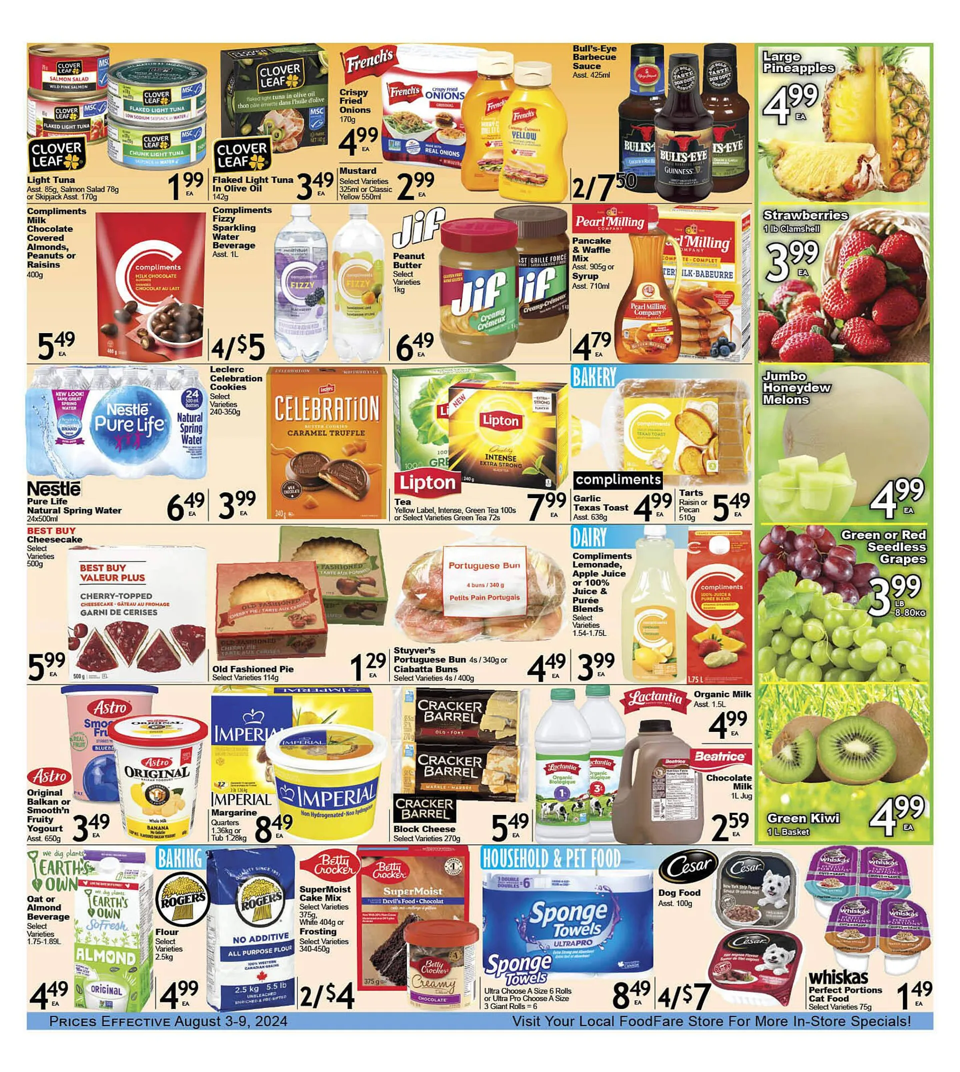 Food Fare flyer from August 1 to August 7 2024 - flyer page 3