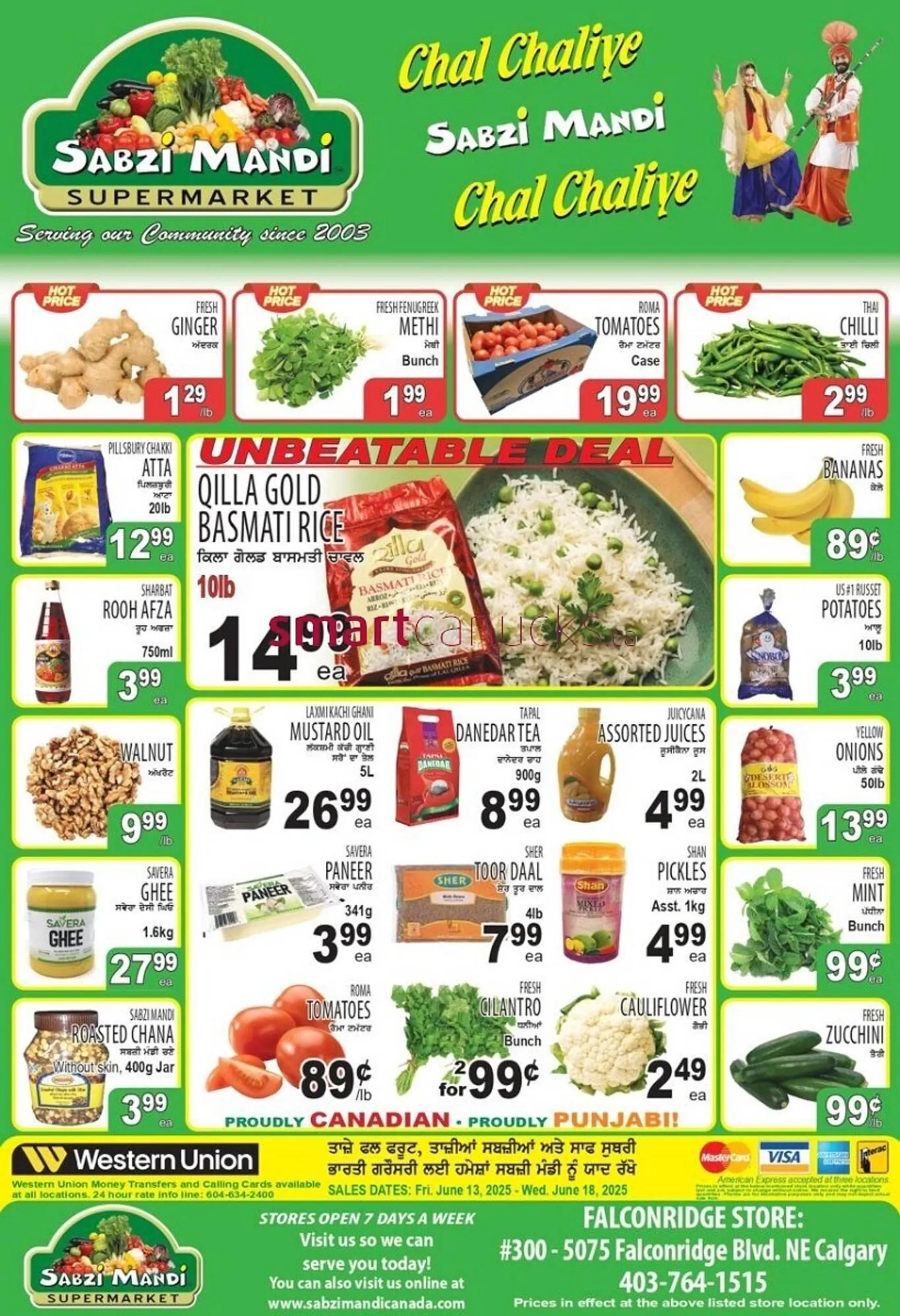 Sabzi Mandi Supermarket flyer from June 14 to June 20 2025 - flyer page 1