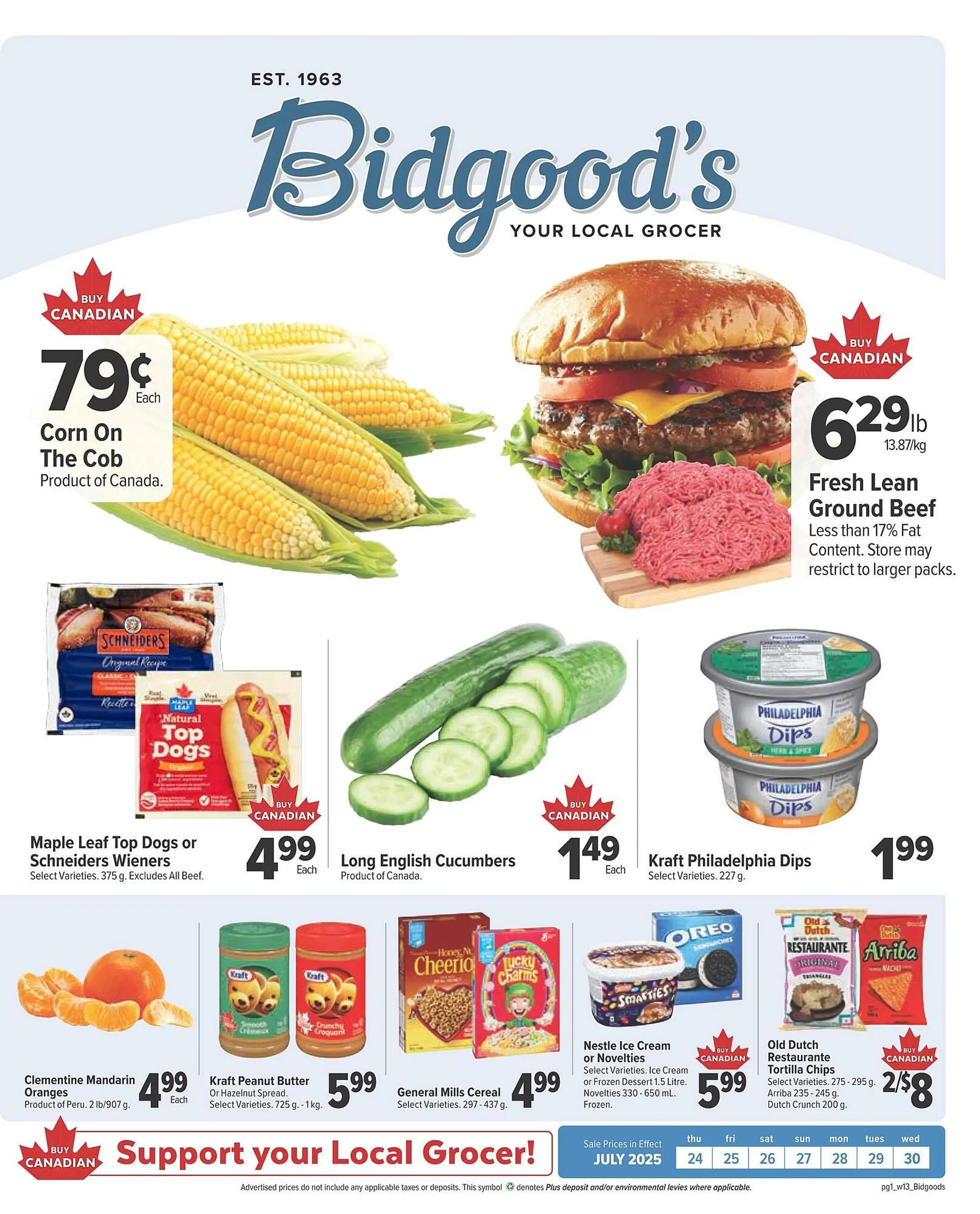 Bidgood's flyer from July 24 to July 30 2025 - flyer page 1