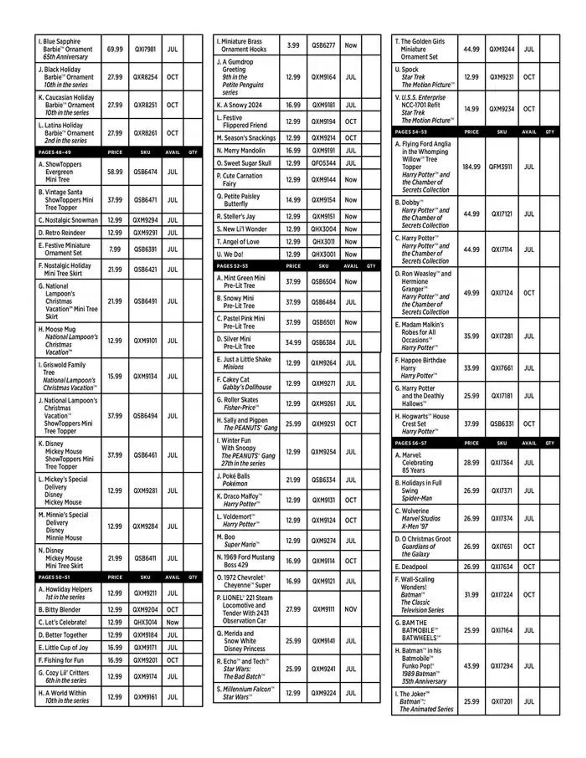 Wish List 2024 from November 5 to December 31 2024 - flyer page 5